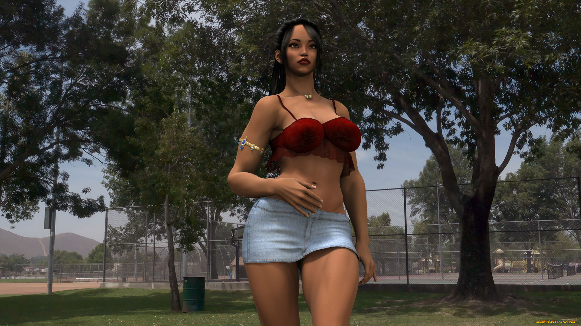 3д, графика, люди, , people, девушка, взгляд