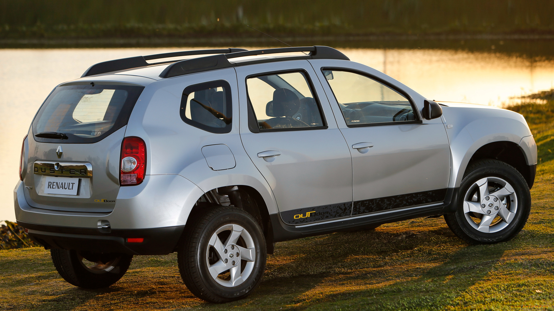 автомобили, renault, duster, outdoor, 2014г, серый