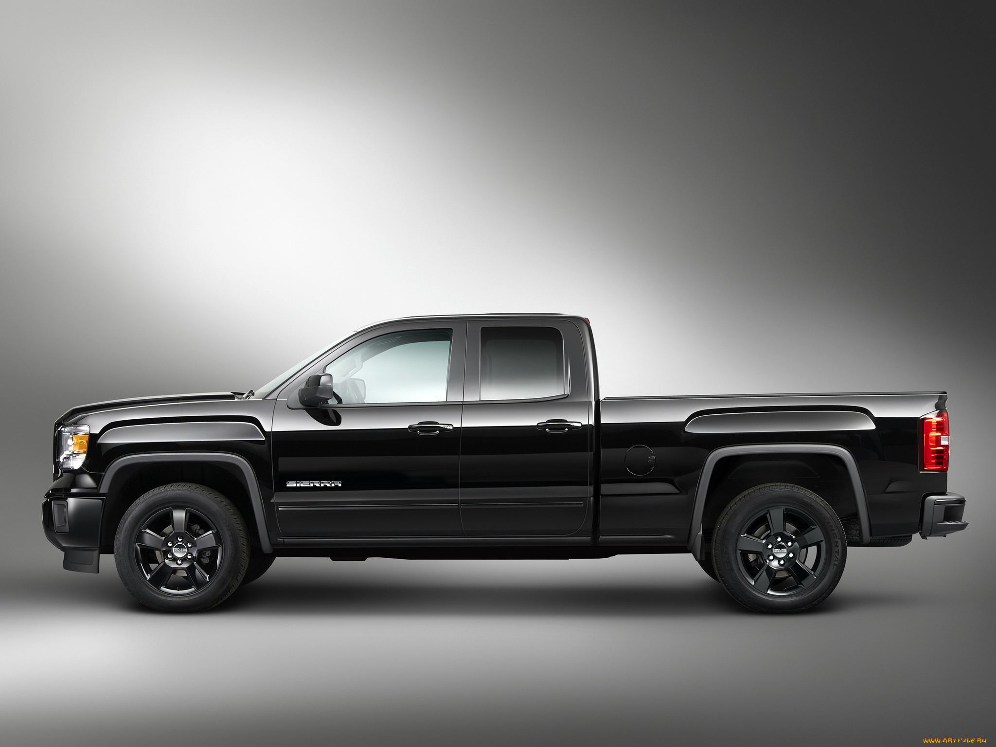 автомобили, gm-gmc, 2015г, double, sierra, gmc, 1500, темный, elevation, edition, cab