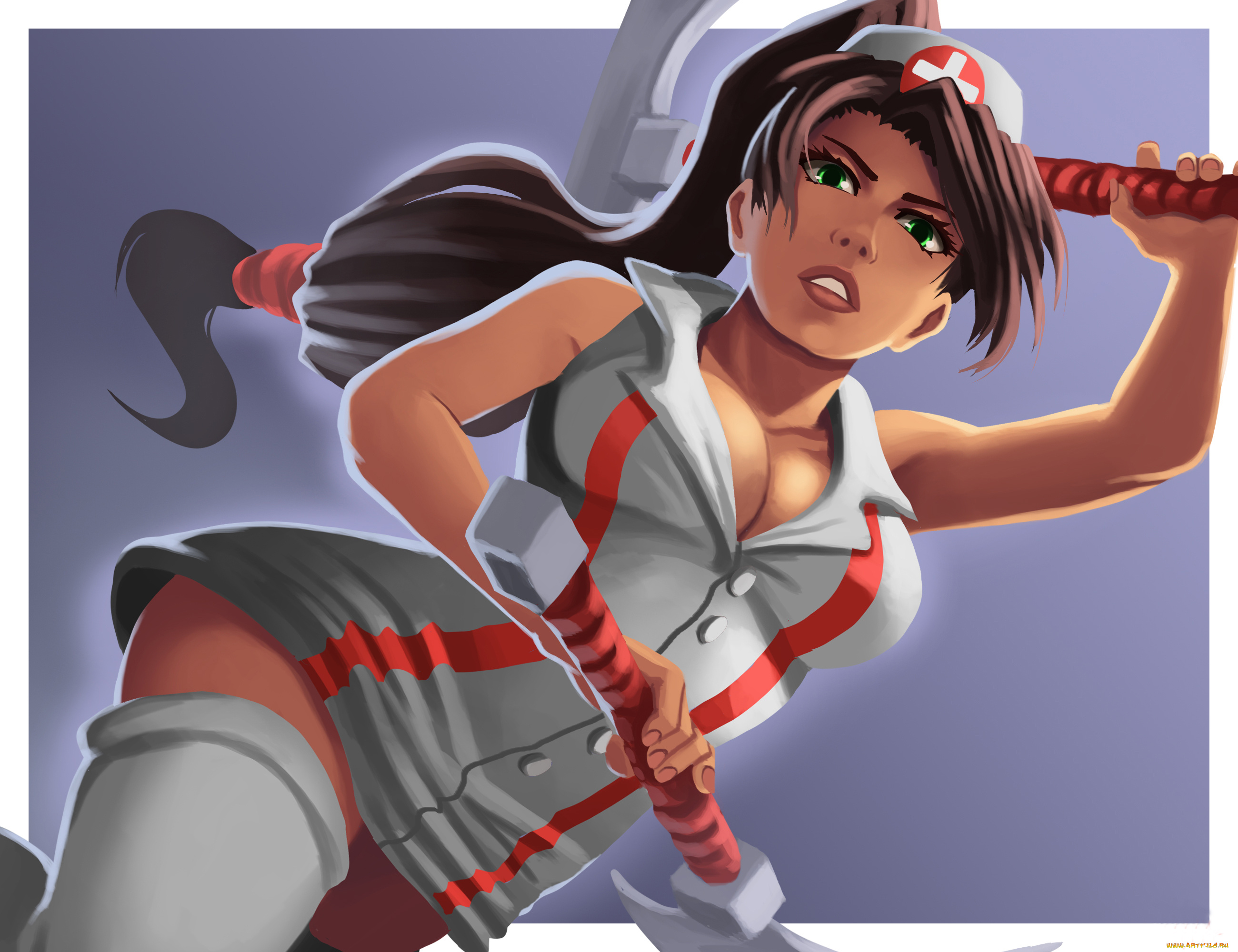 рисованные, люди, league, of, legends, lol, fist, shadow, akali, nurse