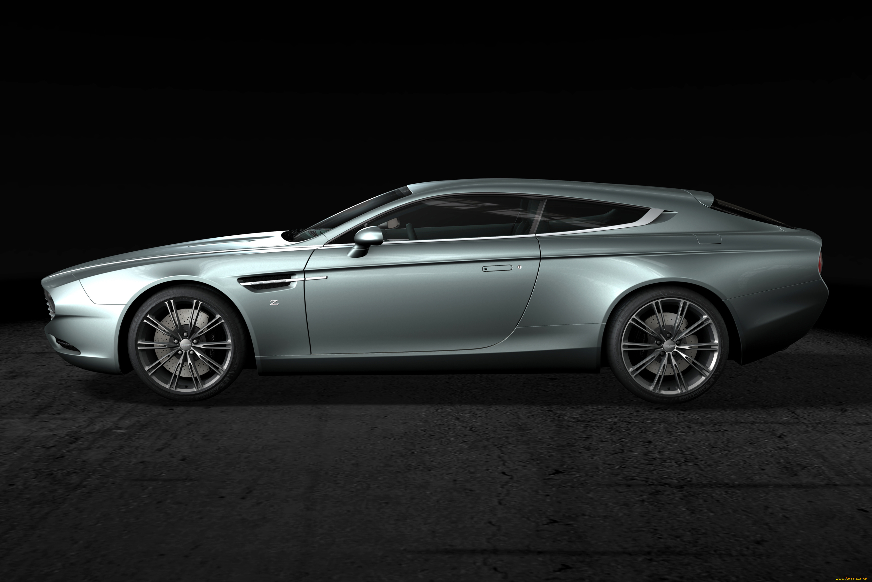 2014, aston, martin, virage, shooting, brake, , zagato, автомобили, aston, martin, тюнинг, серый, aston, martin