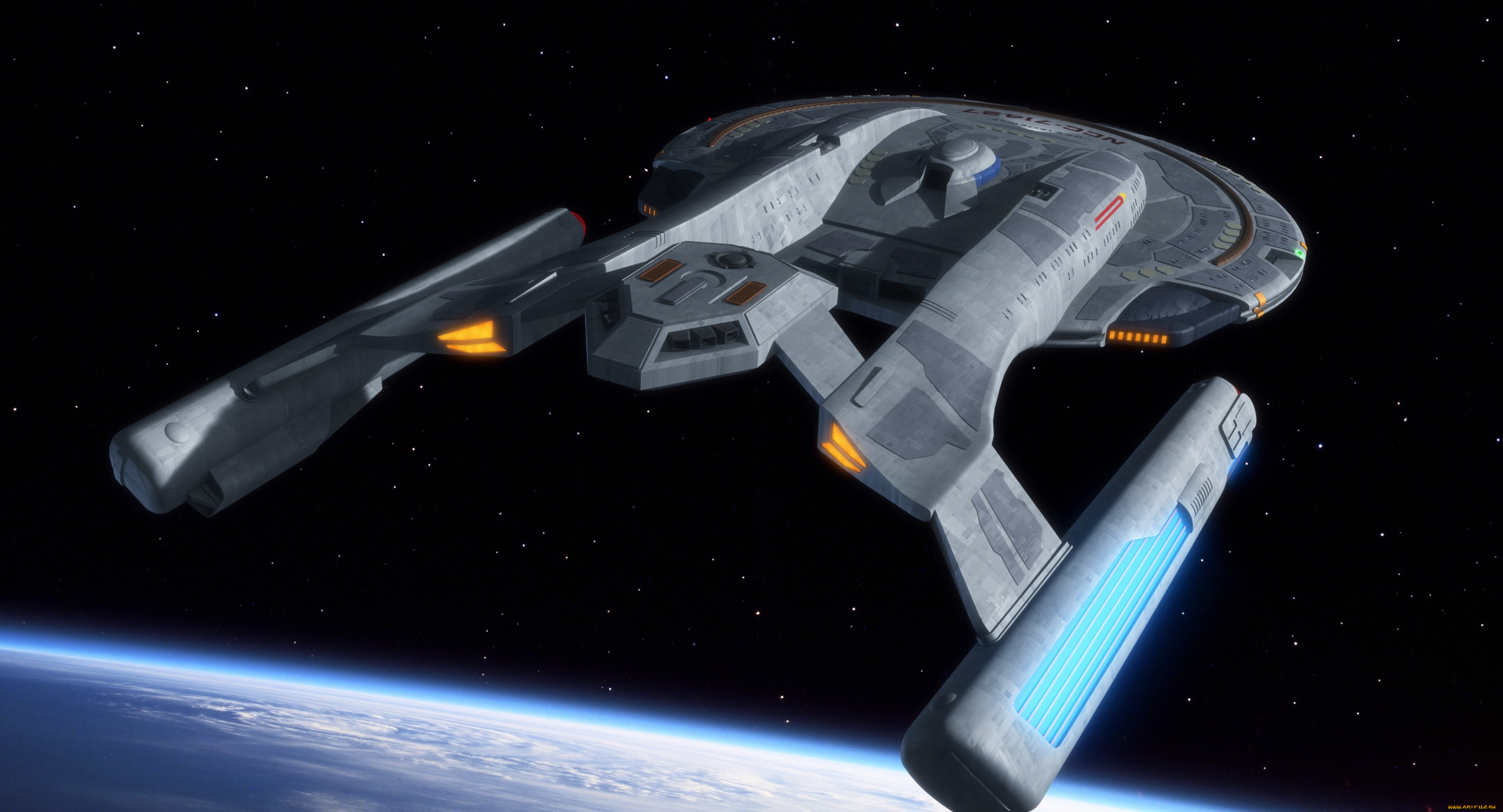 космос, арт, звезды, вселенная, космический, корабль