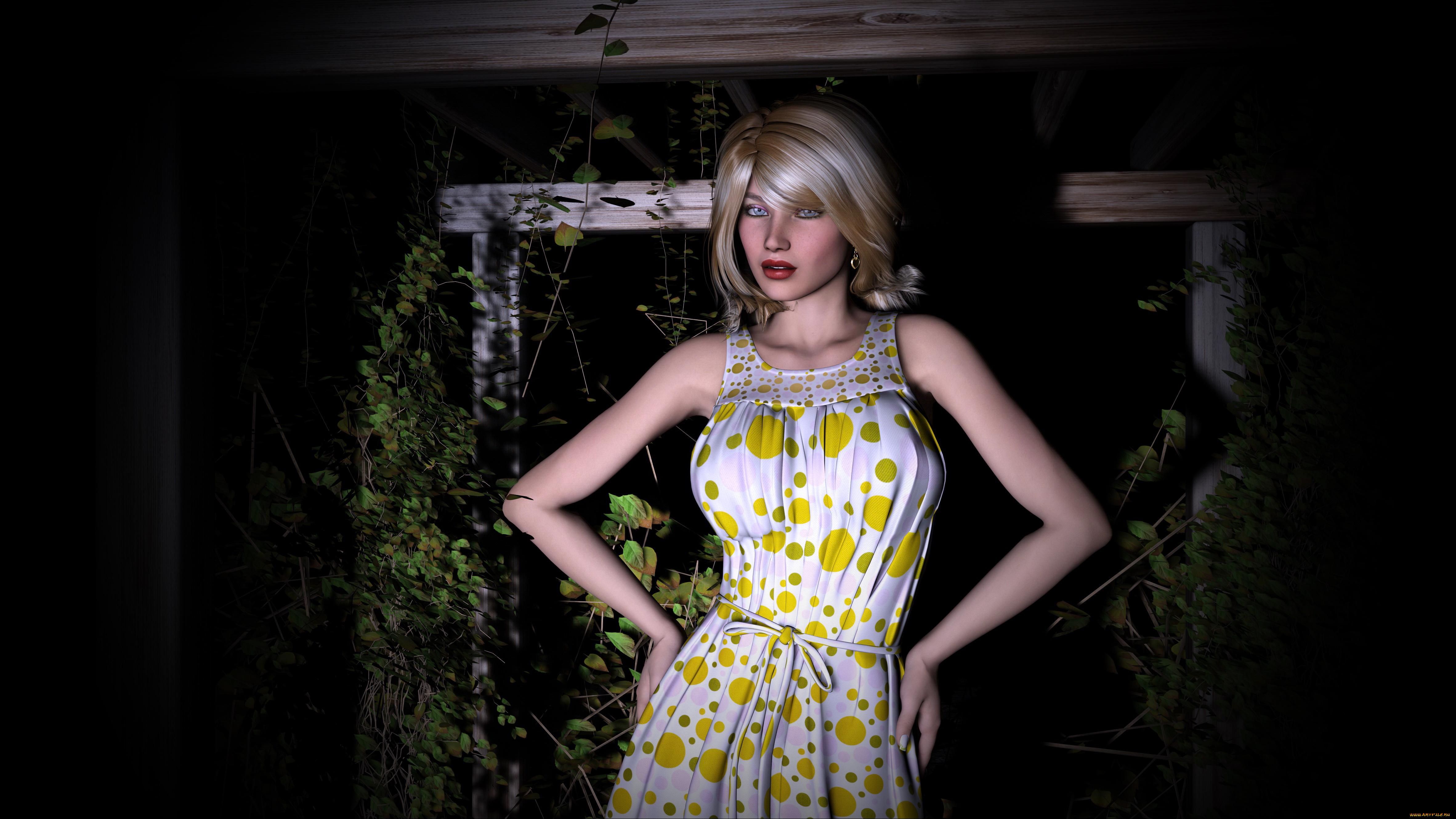 3д, графика, люди, , people, фон, взгляд, девушка