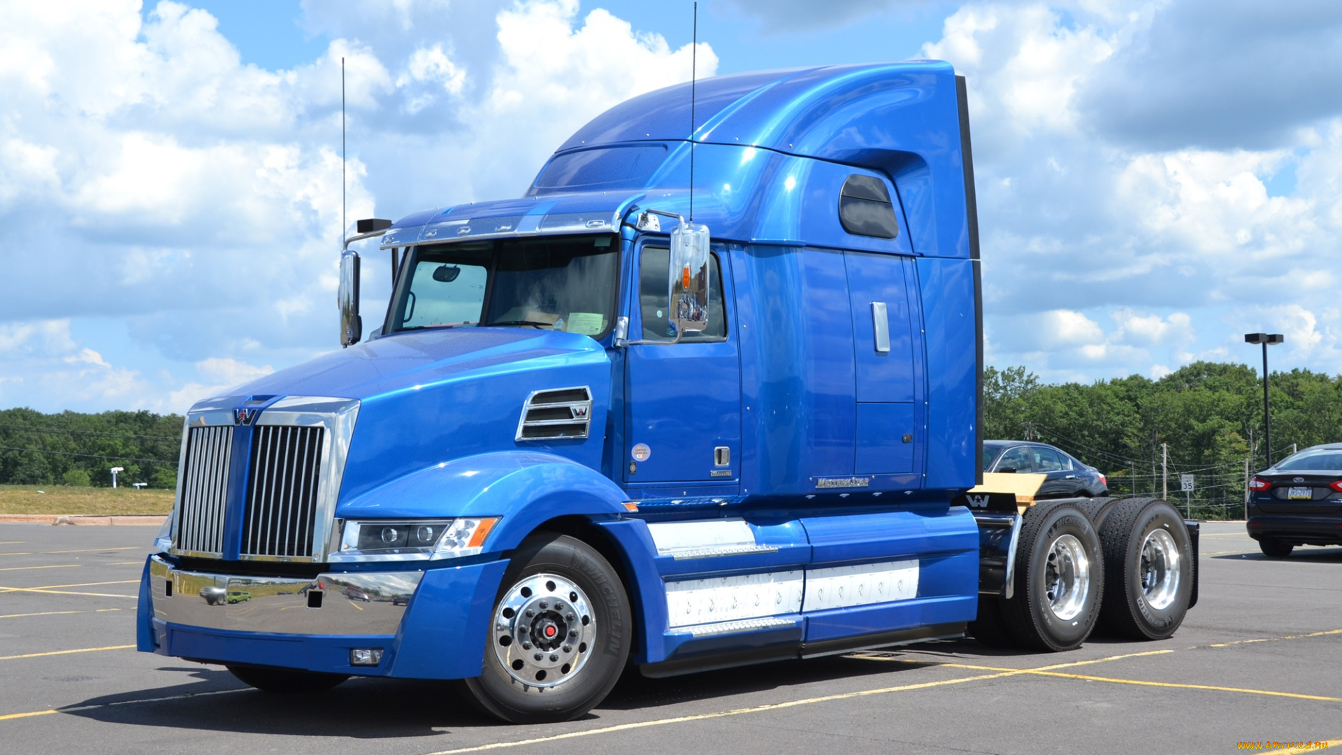 2016, western, star, автомобили, western, star, тяжелый, седельный, грузовик, тягач