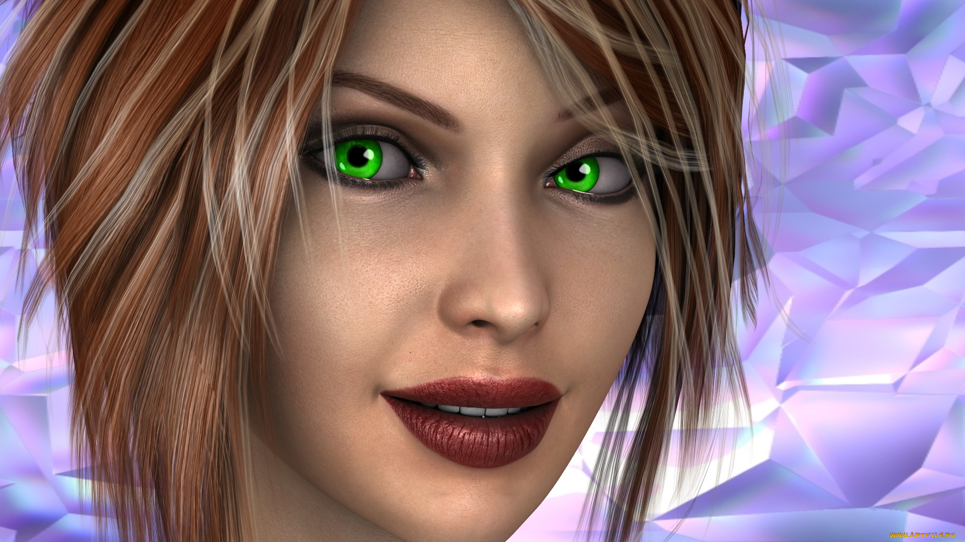 3д, графика, портрет, , portraits, фон, взгляд, девушка