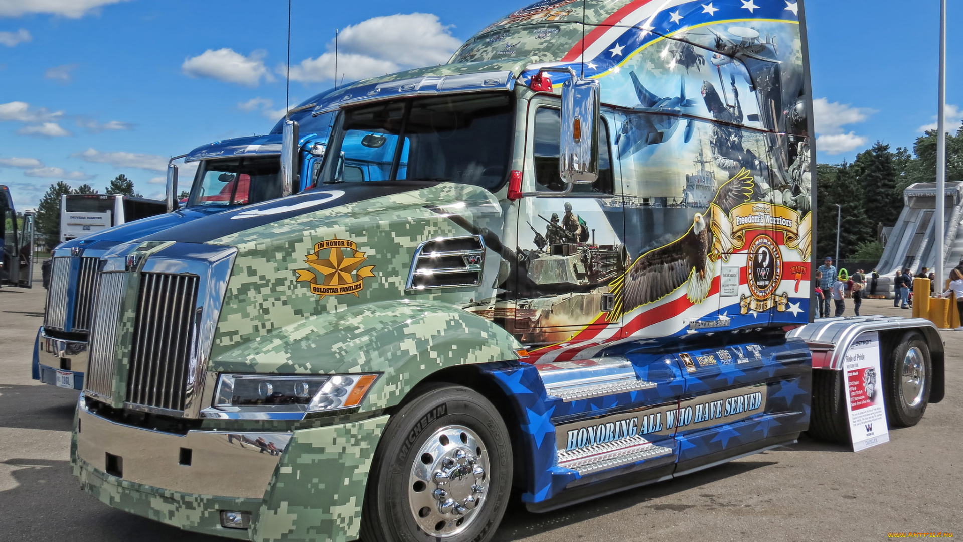 автомобили, western, star, тяжелый, тягач, седельный, грузовик