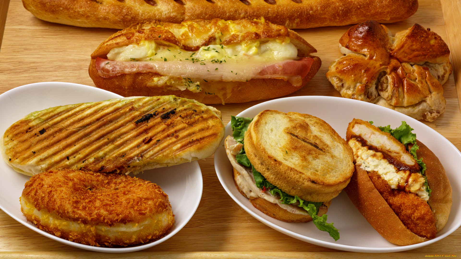 еда, бутерброды, , гамбургеры, , канапе, багет, бутырброды