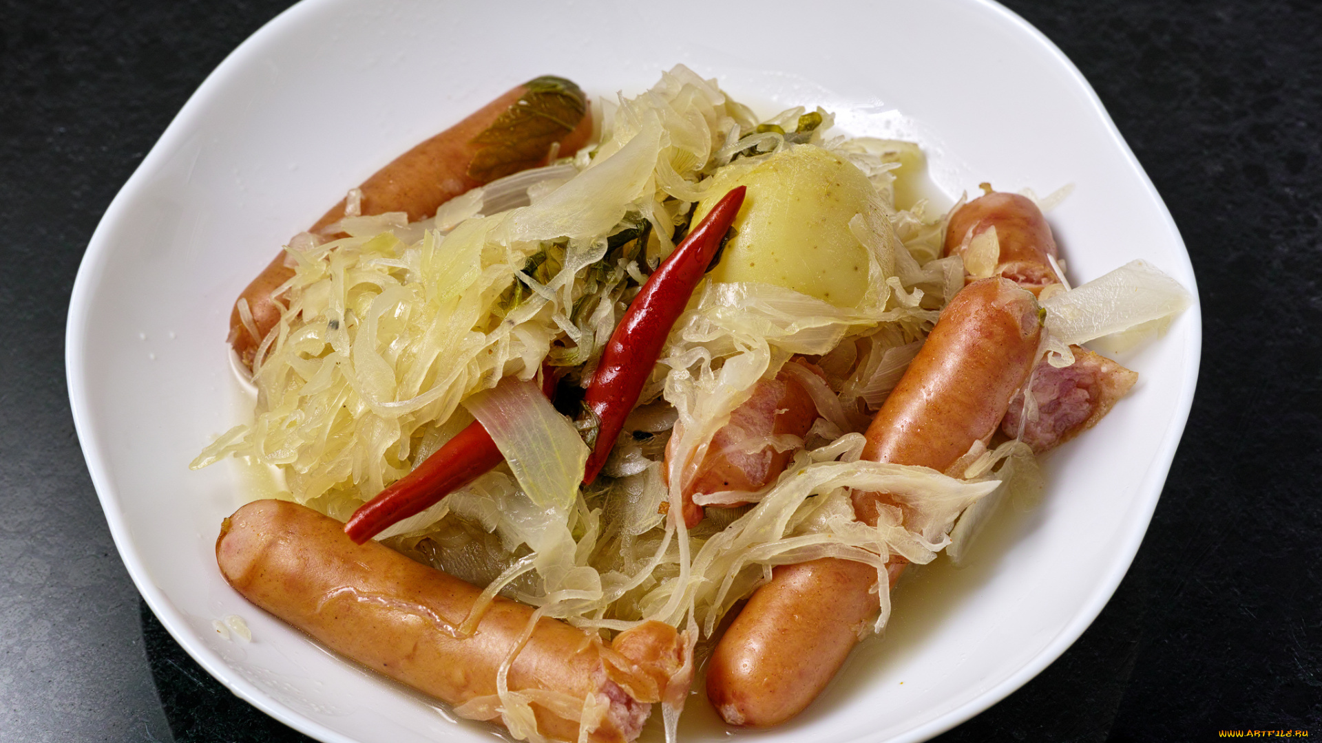 еда, колбасные, изделия, сосиски, лук, перец