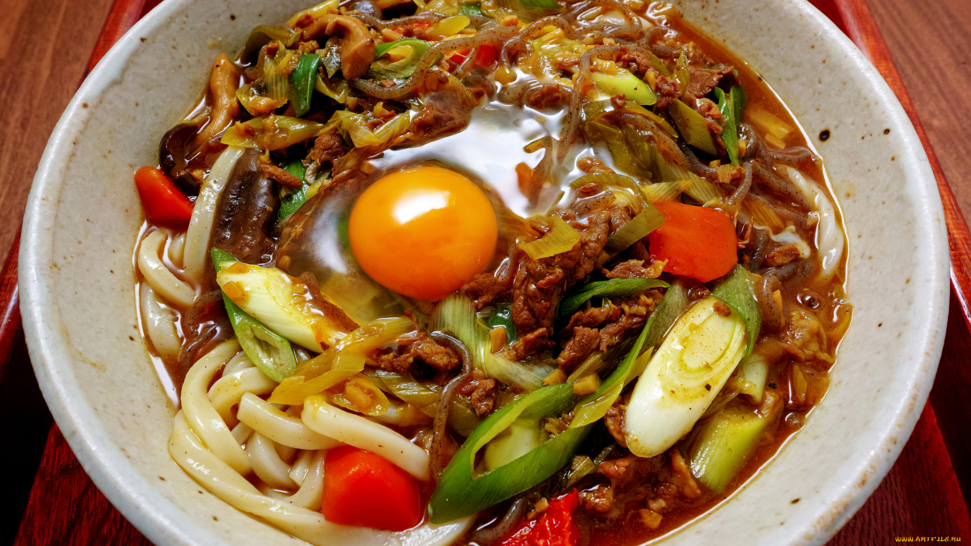 еда, макаронные, блюда, лапша, мясо, овощи, яйцо