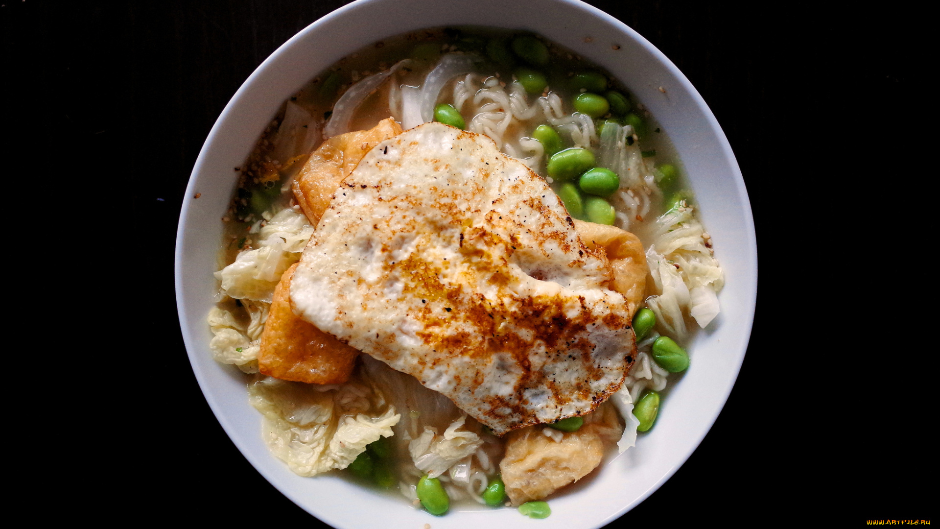 еда, Яичные, блюда, лапша, фасоль, яичница