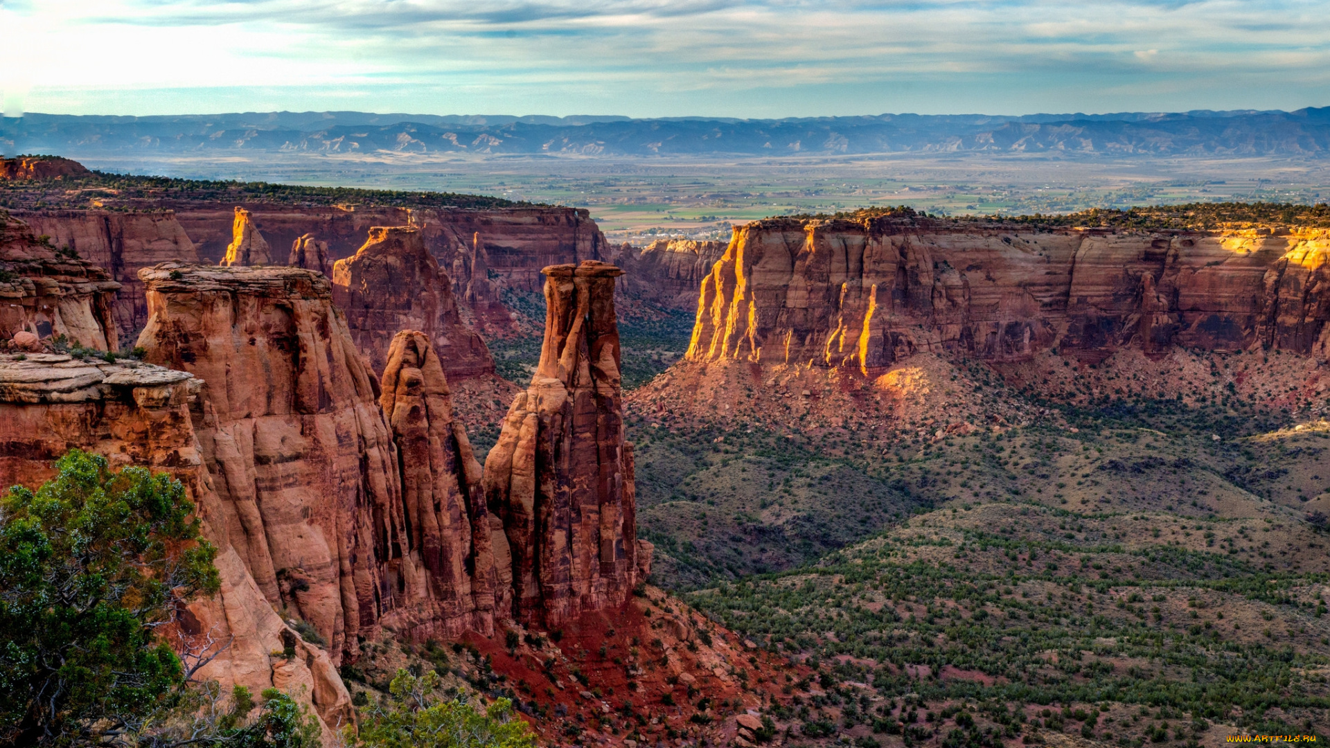 природа, горы, каньон, скалы