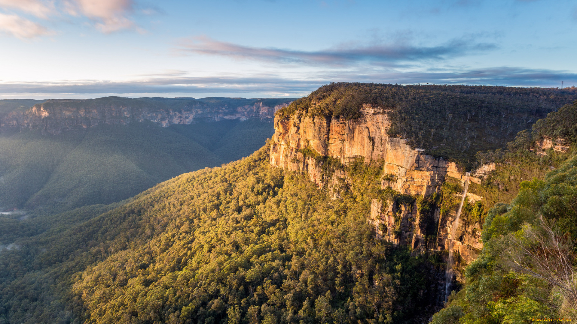 природа, горы, скала, лес