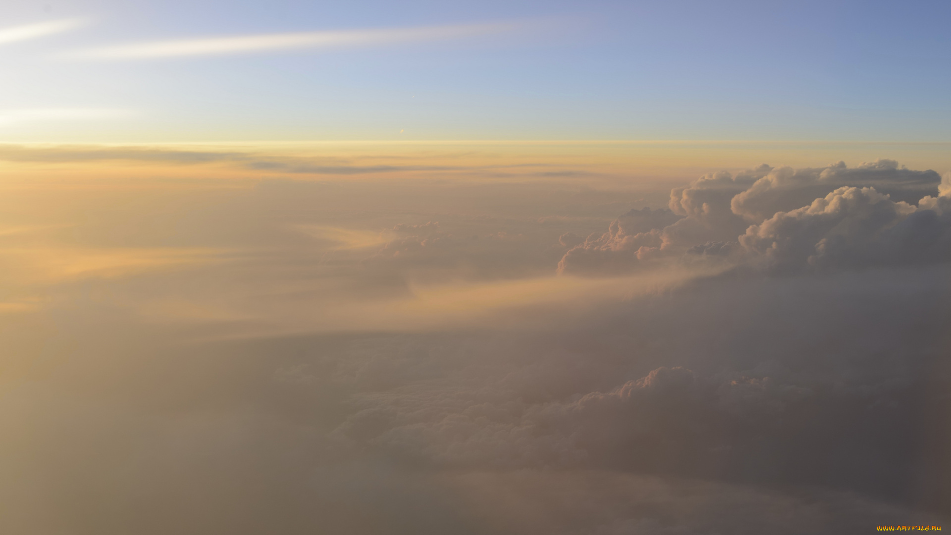 природа, облака