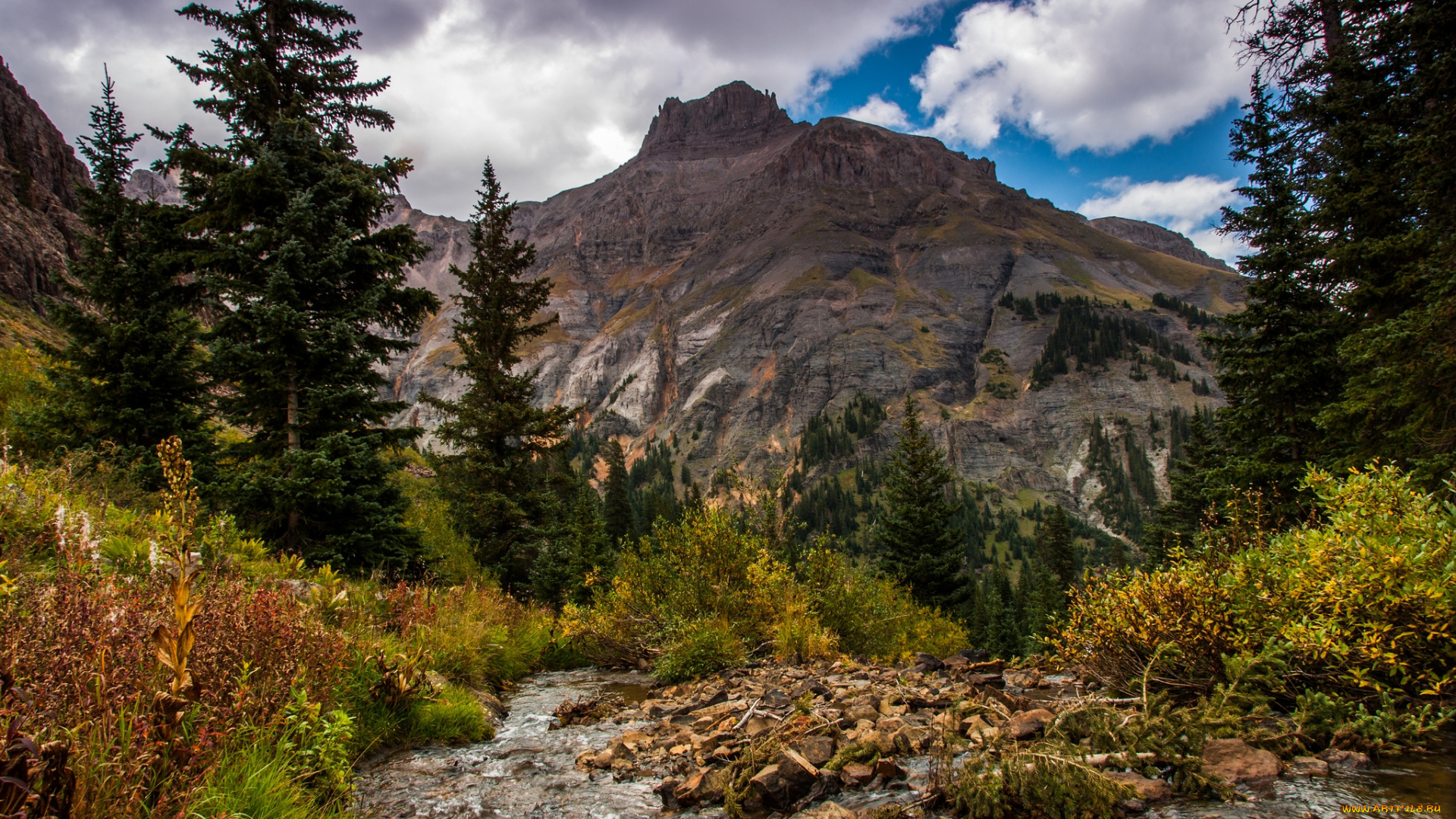 природа, реки, озера, горы, лес, река