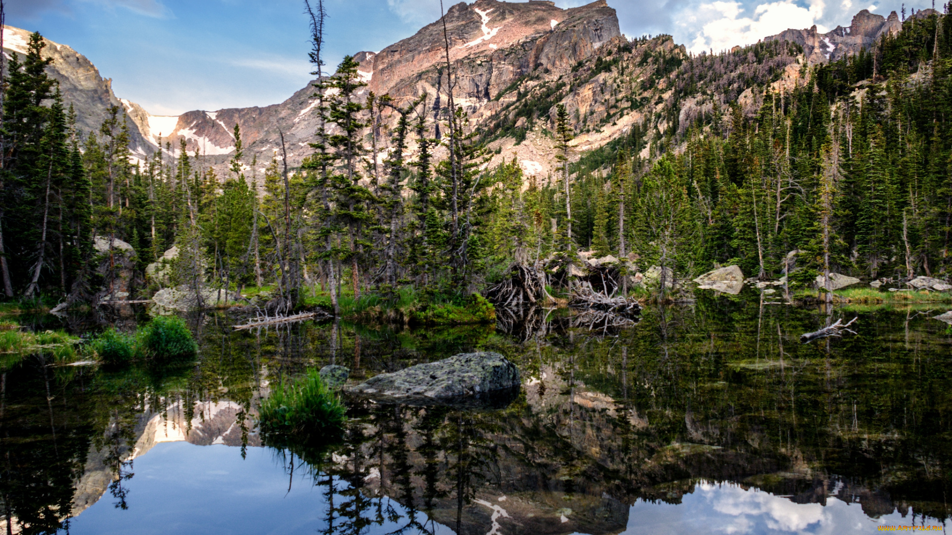 природа, реки, озера, горы, лес, река