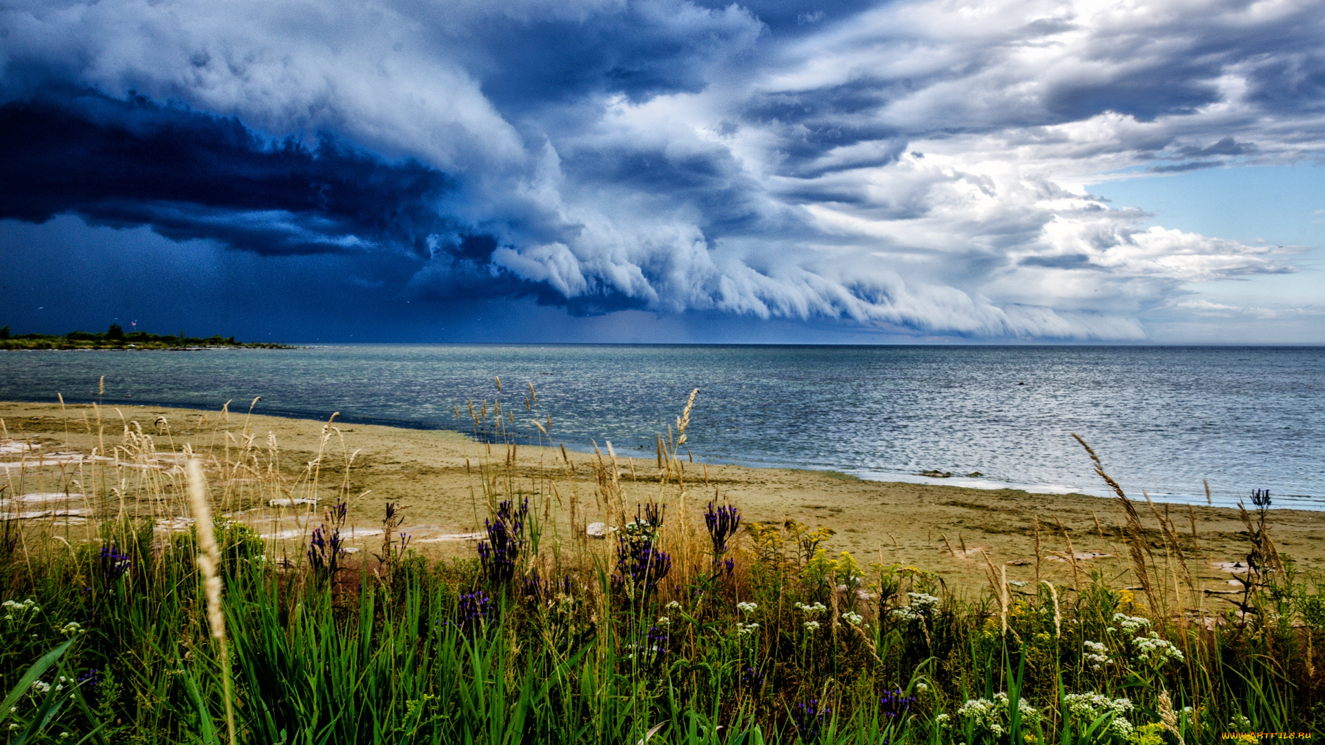 природа, стихия, шторм