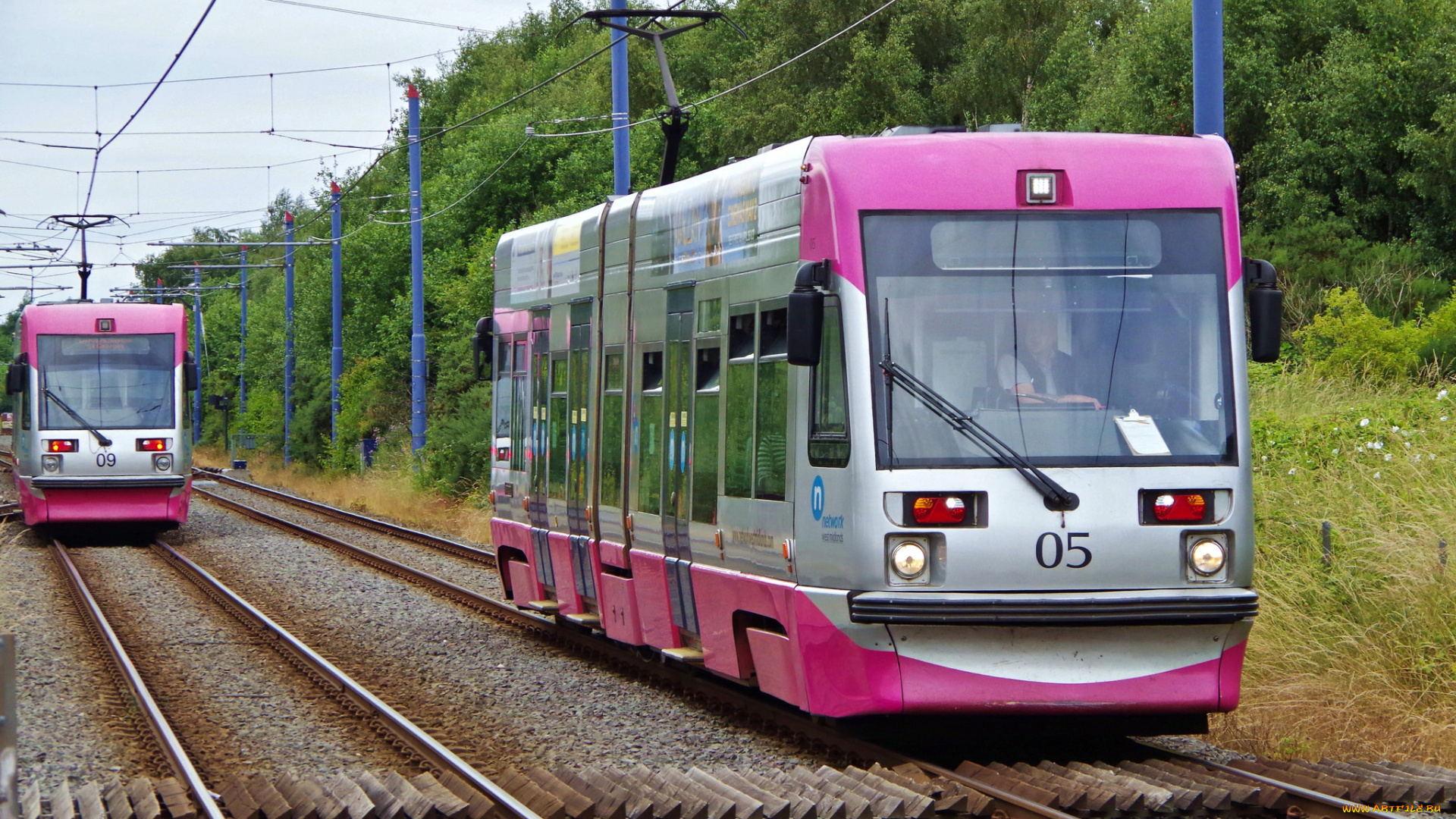 техника, трамваи, рельсы, трамвай, транспорт