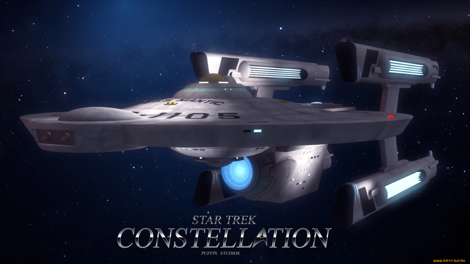 видео, игры, star, trek, constellation, космический, корабль, полет, вселенная, звезды