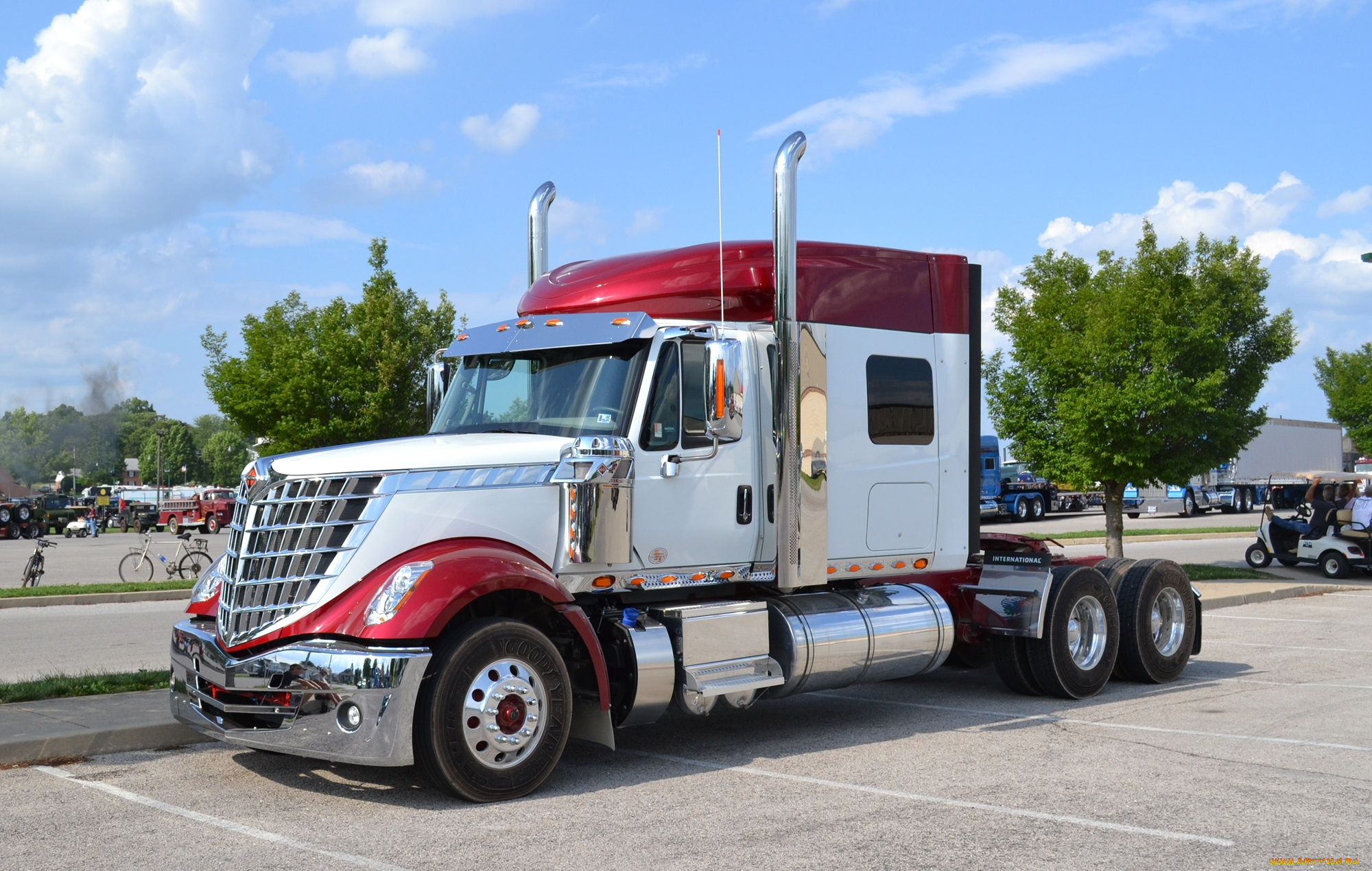 2016, international, lonestar, автомобили, international, седельный, грузовик, тяжелый, тягач