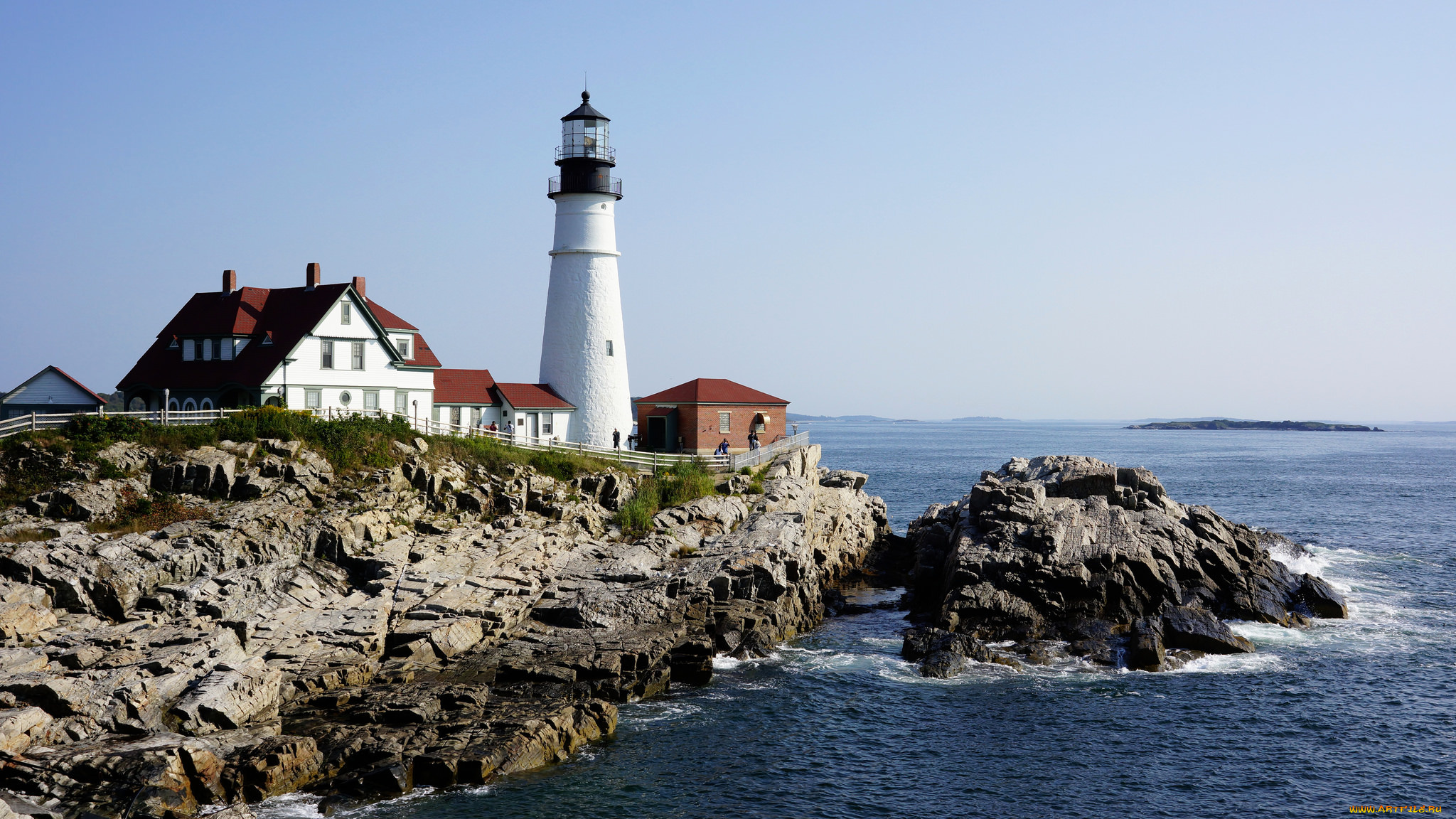 природа, маяки, побережье, маяк