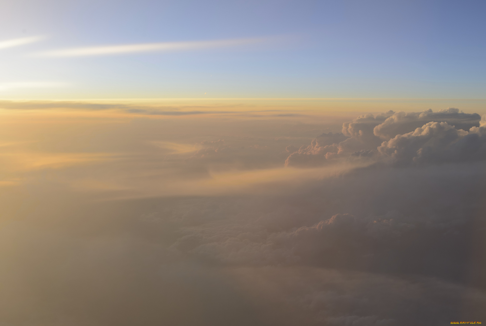 природа, облака