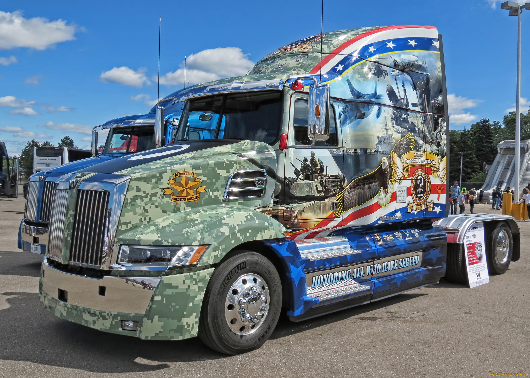 автомобили, western, star, тяжелый, тягач, седельный, грузовик