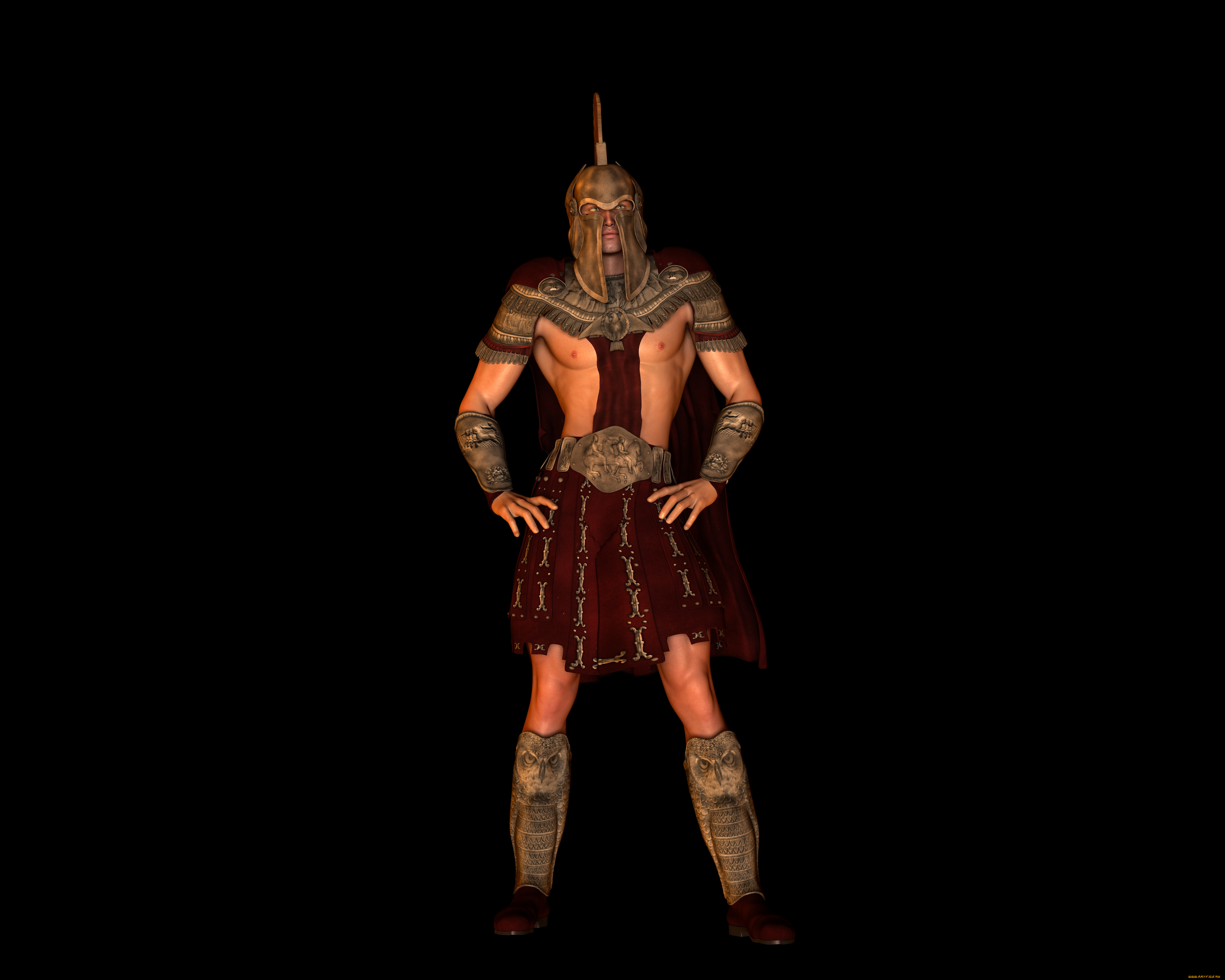 3д, графика, фантазия, , fantasy, воин