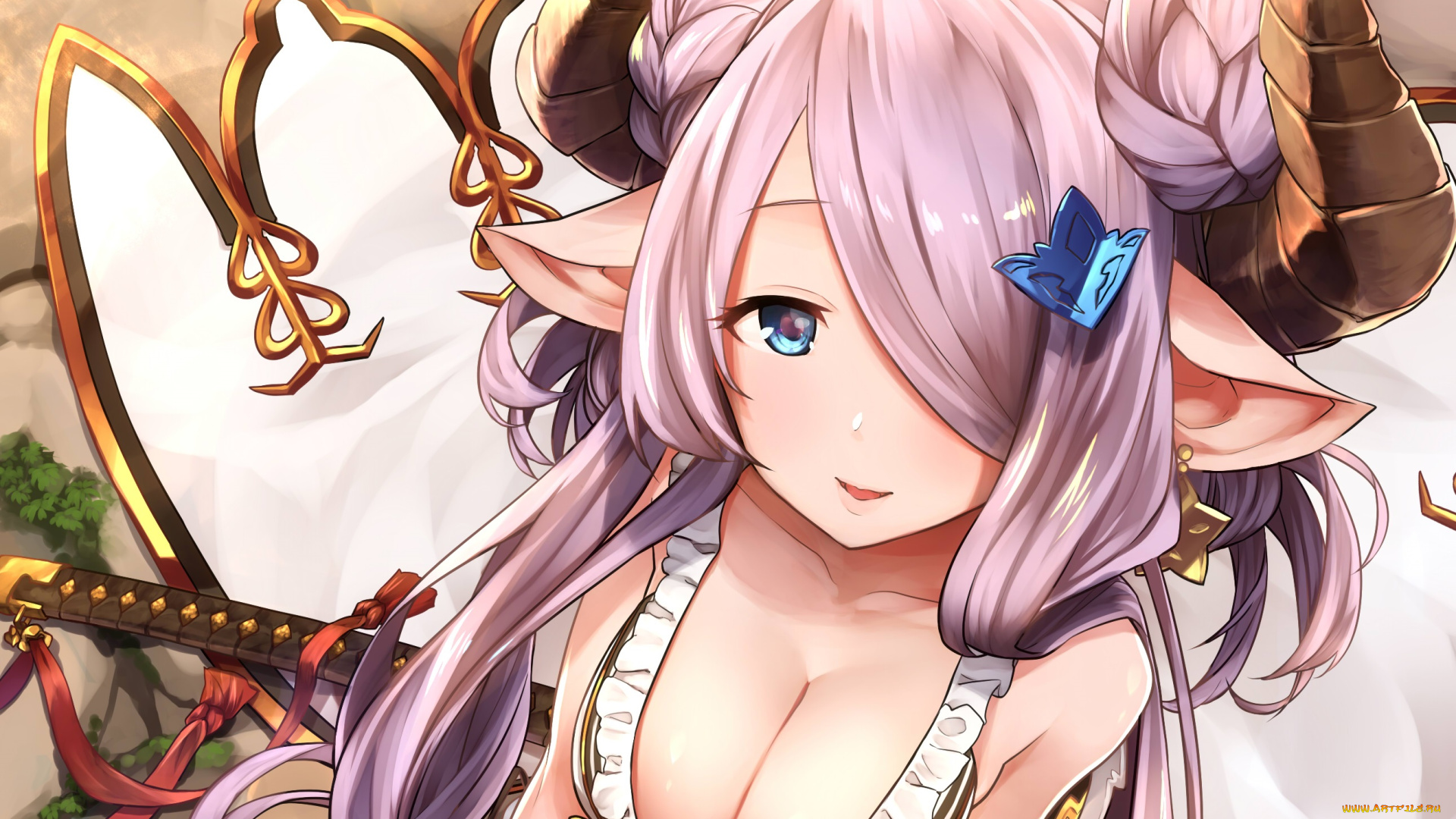 аниме, granblue, fantasy, девушка