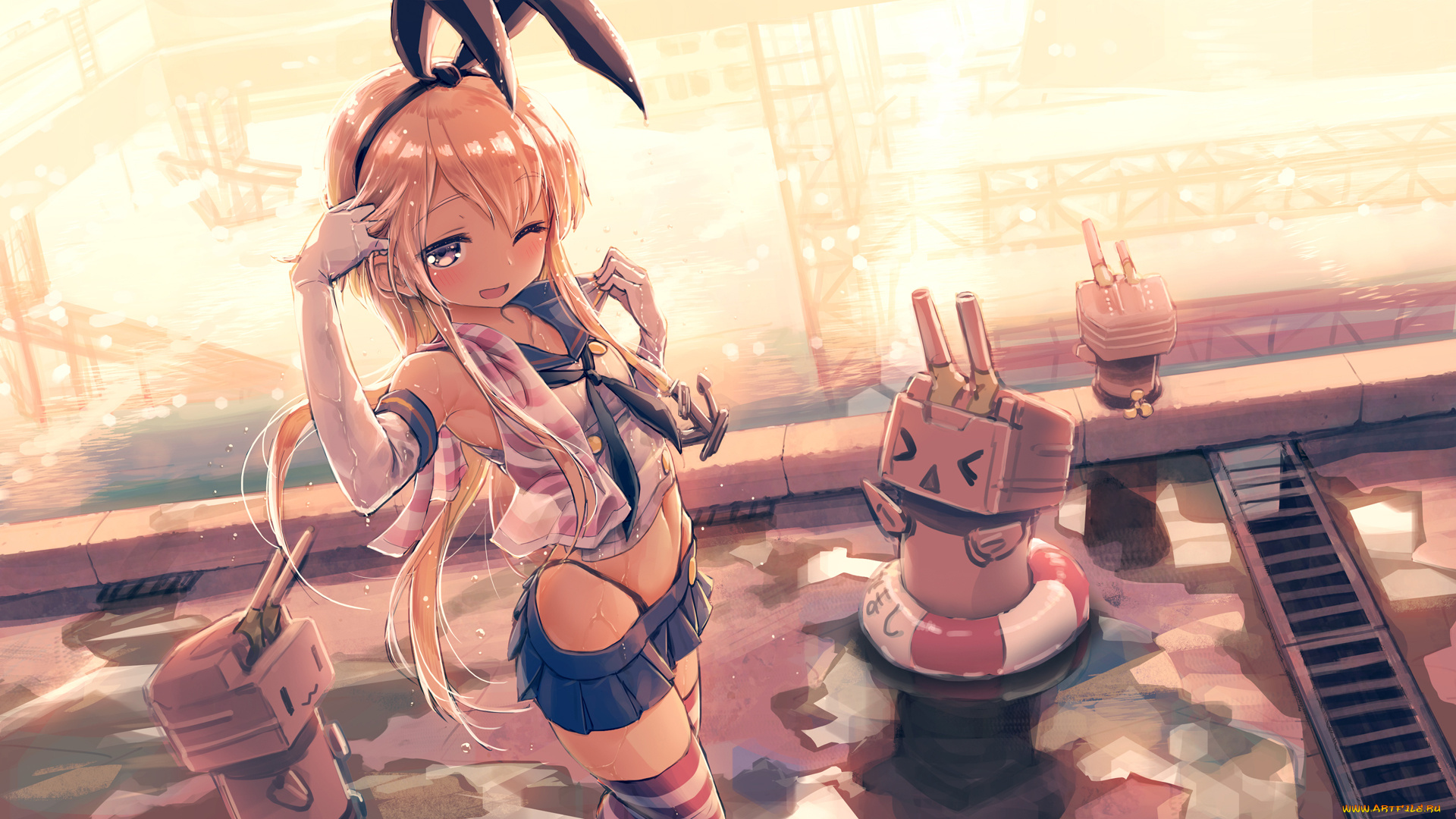 аниме, kantai, collection, shimakaze, rensouhou-chan