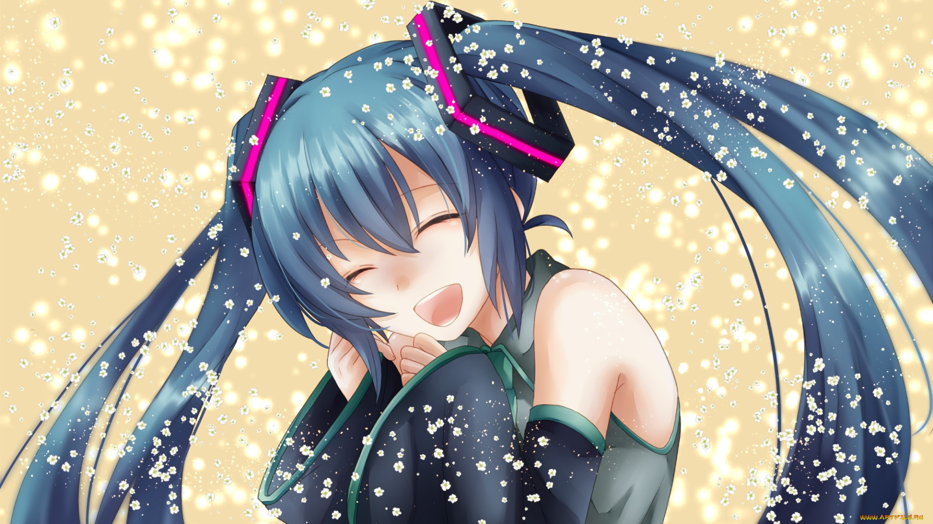 аниме, vocaloid, девочка