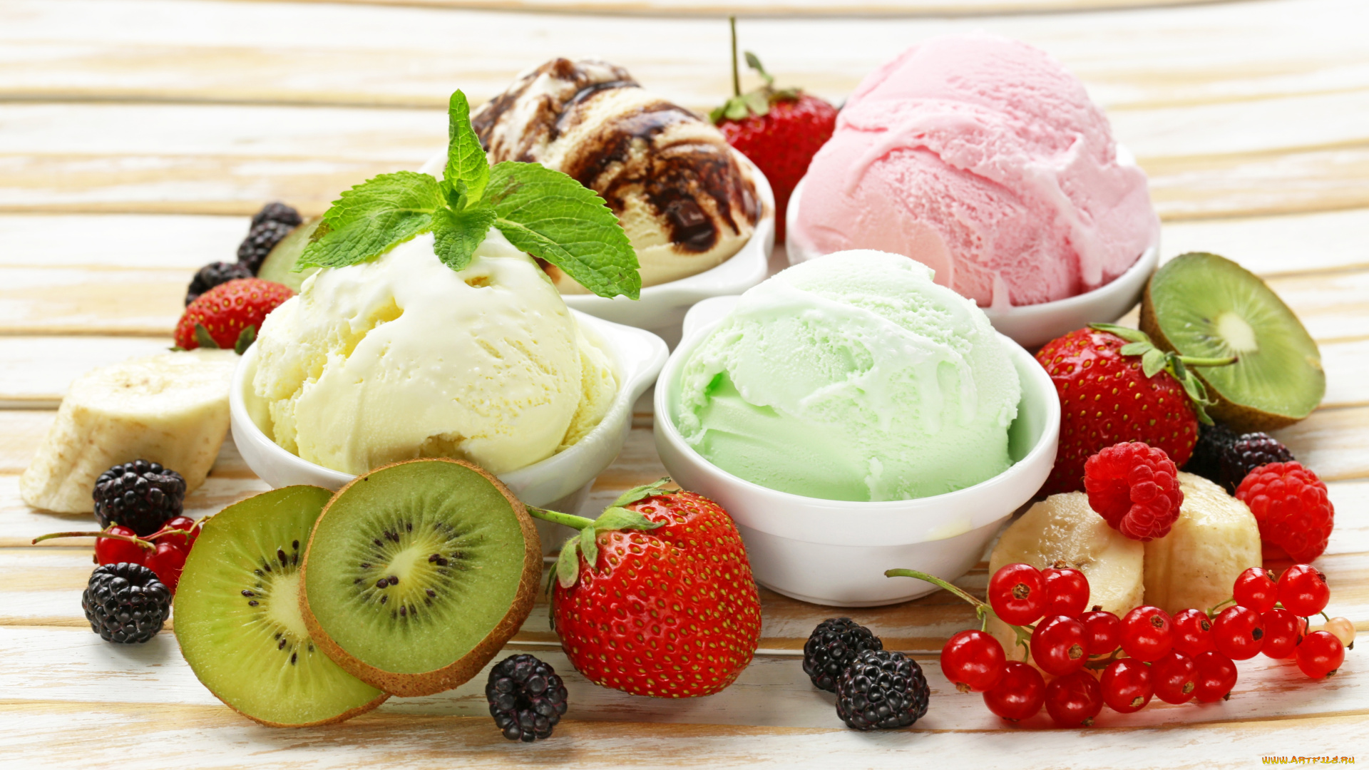 еда, мороженое, , десерты, десерт, киви, смородина, ежевика, фруктовое, малина, клубника, ягоды, currant, blackberry, raspberry, strawberry, ice, cream, sweets