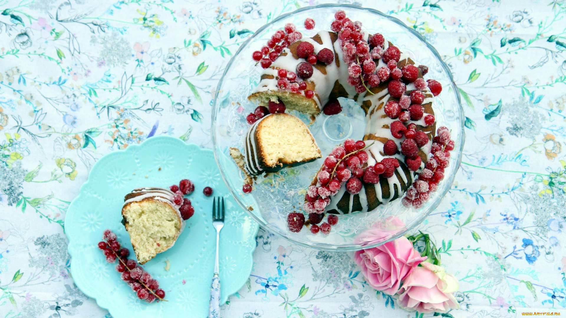 еда, пирожные, , кексы, , печенье, розы, глазурь, красная, кекс, смородина