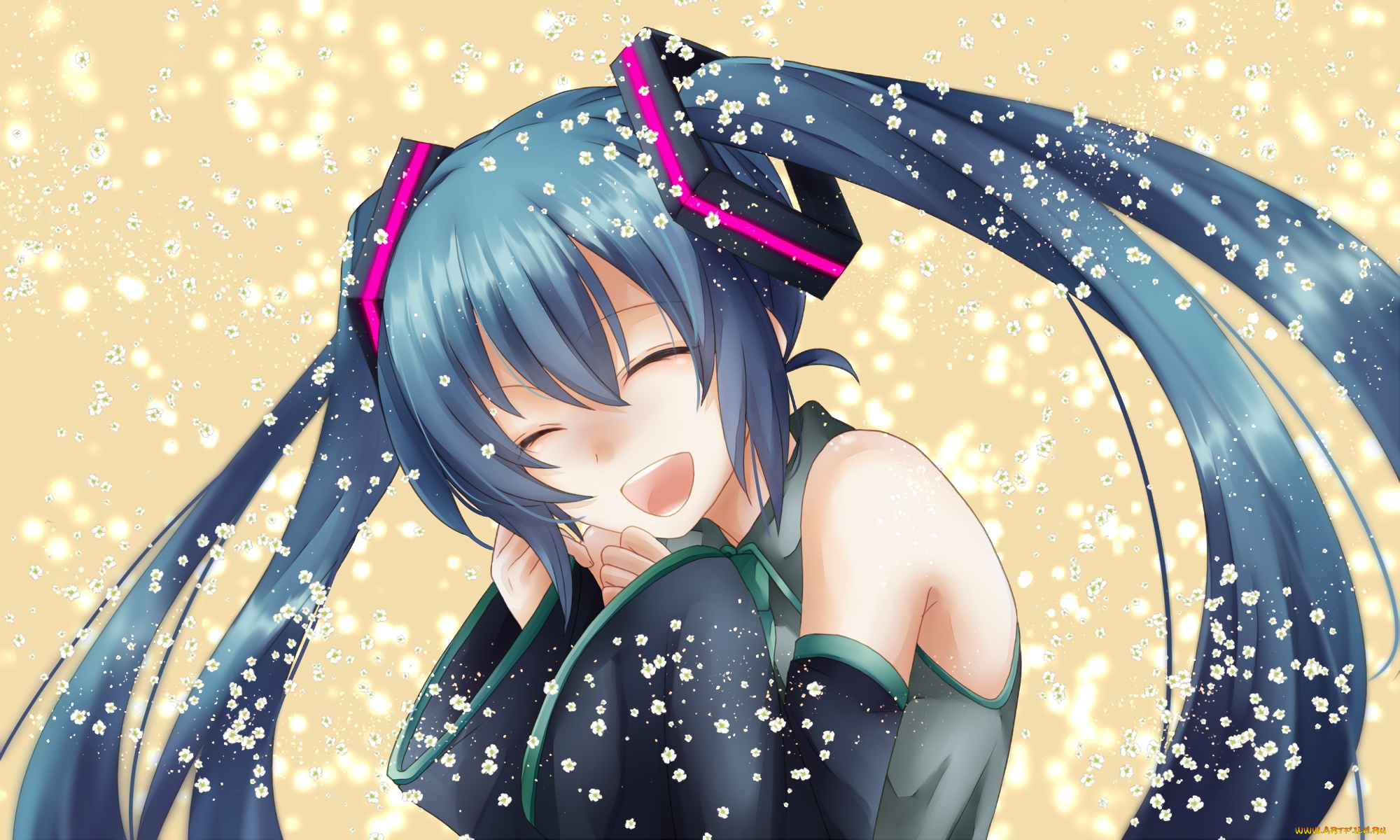 аниме, vocaloid, девочка