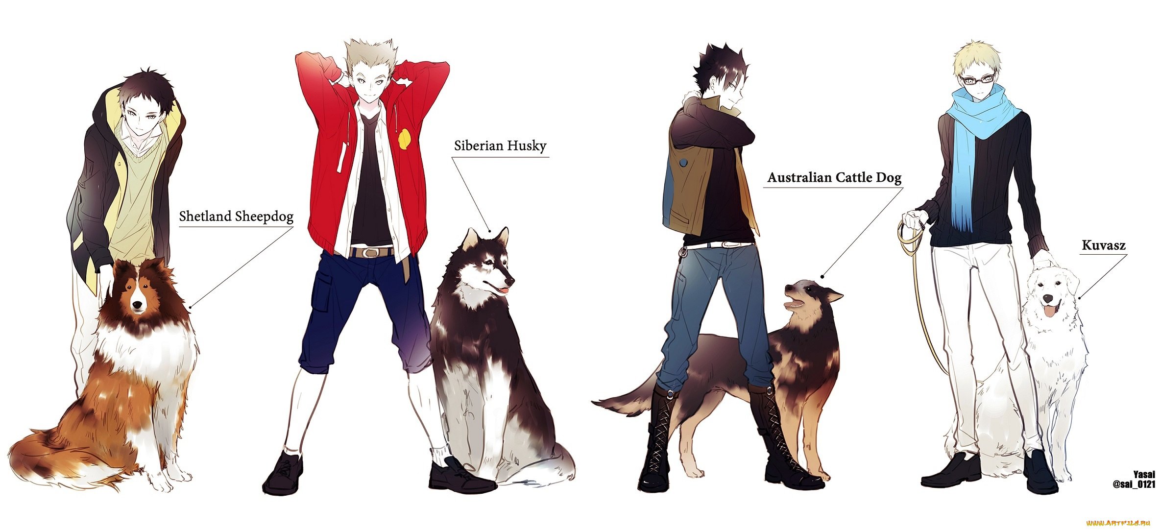 аниме, haikyuu, парни, волейбол