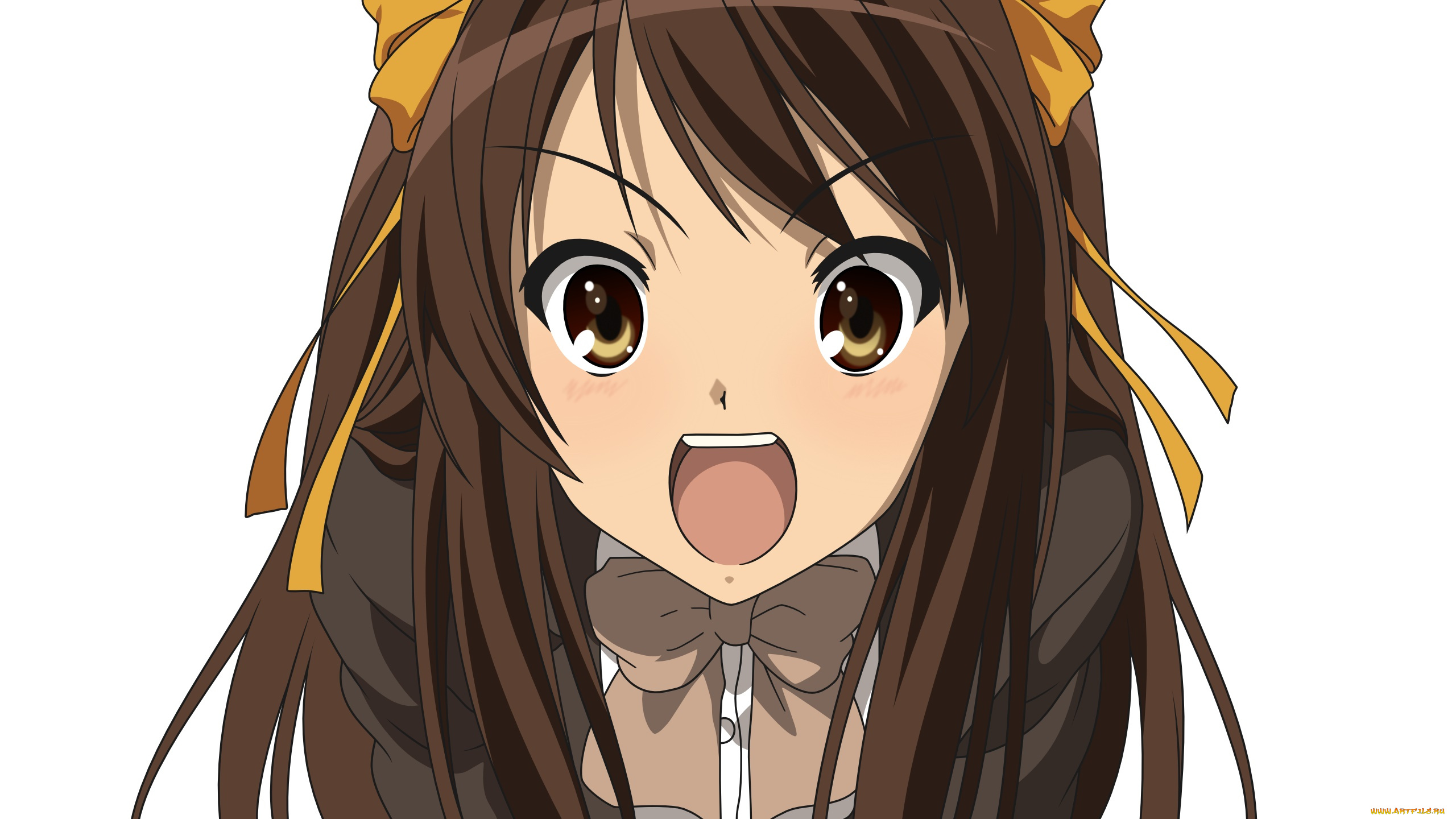 to, aru, kagaku, no, railgun, аниме, the, melancholy, of, haruhi, suzumiya, девушка, взгляд, фон