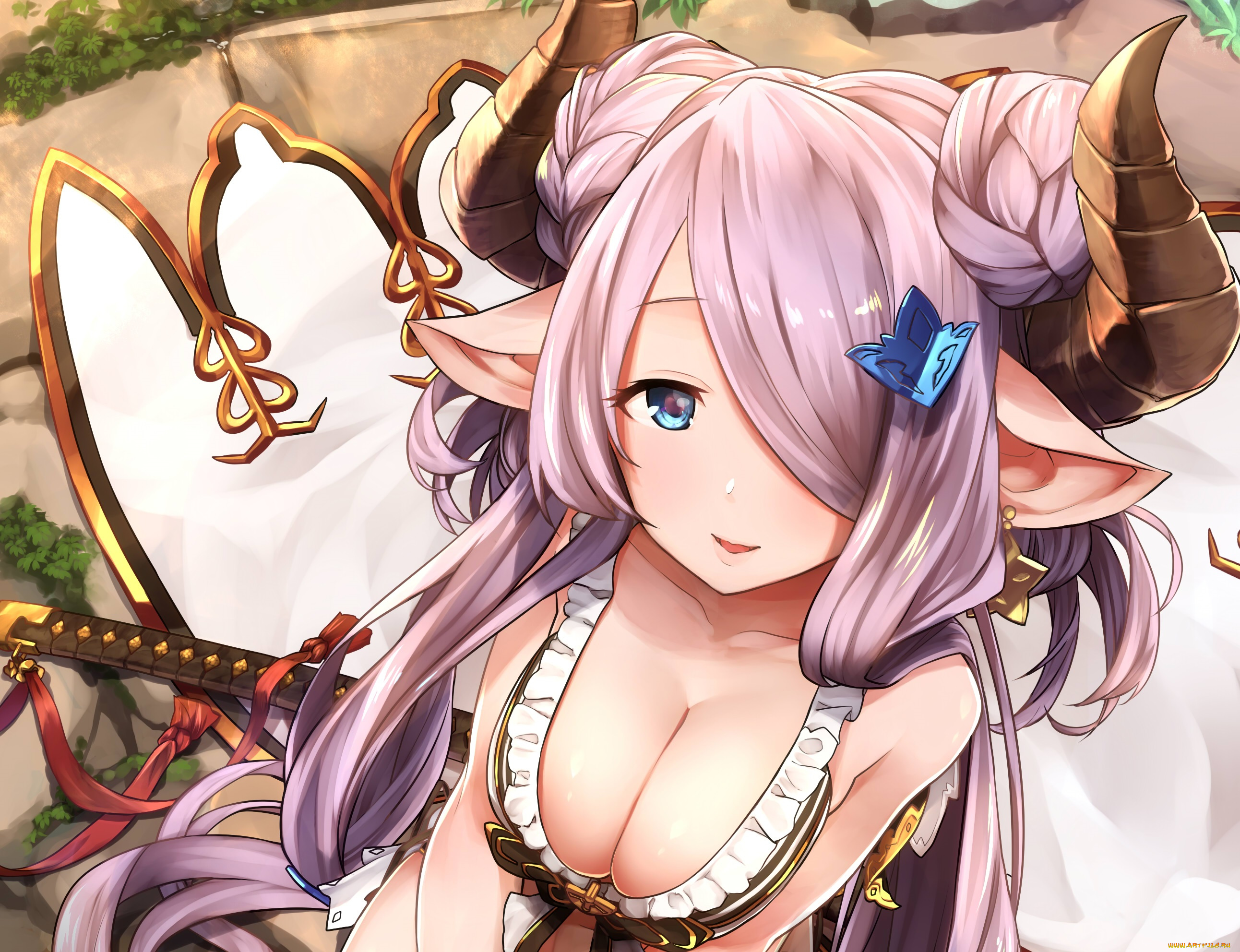 аниме, granblue, fantasy, девушка