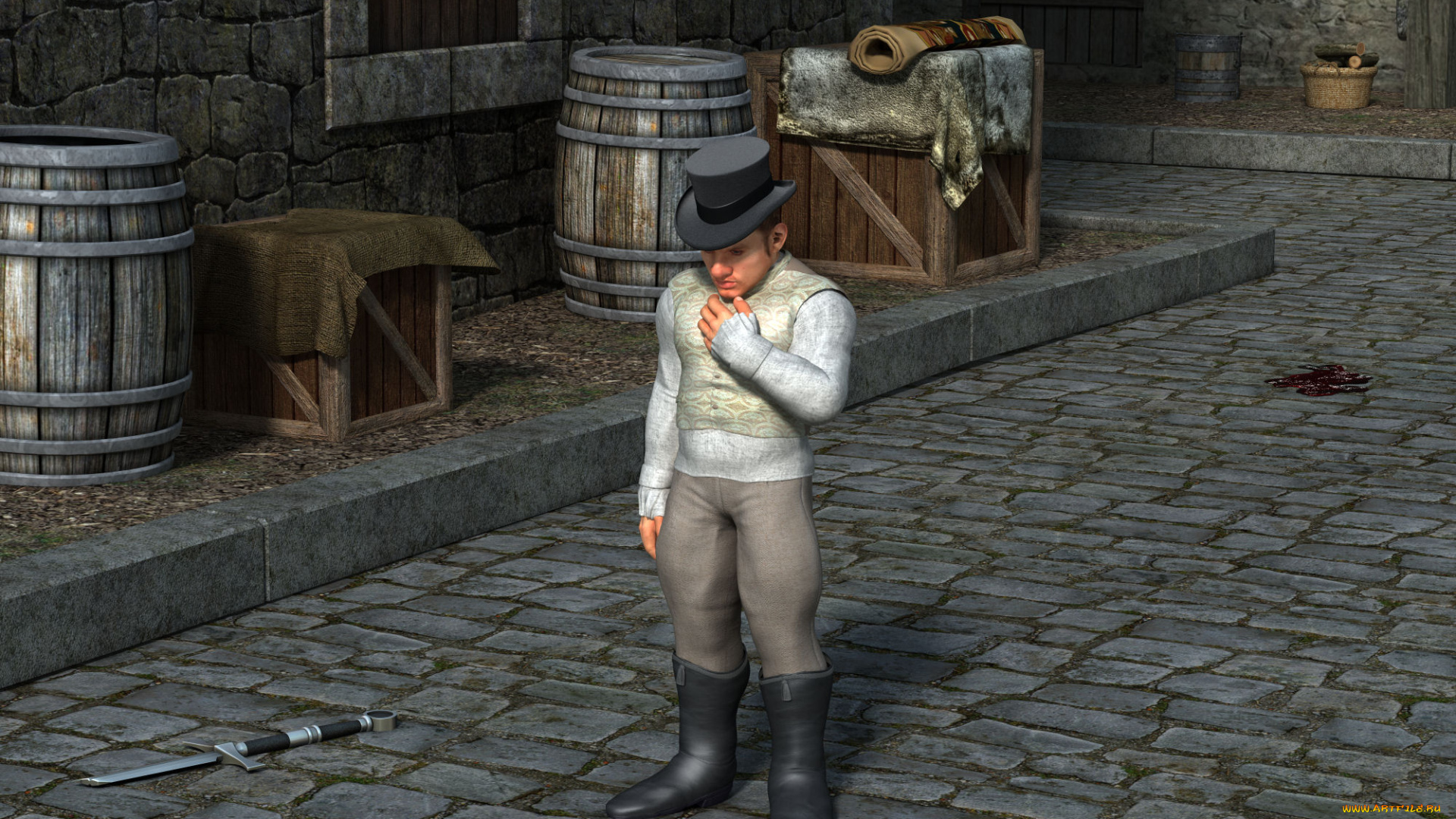 3д, графика, фантазия, , fantasy, взгляд, фон, мужчина