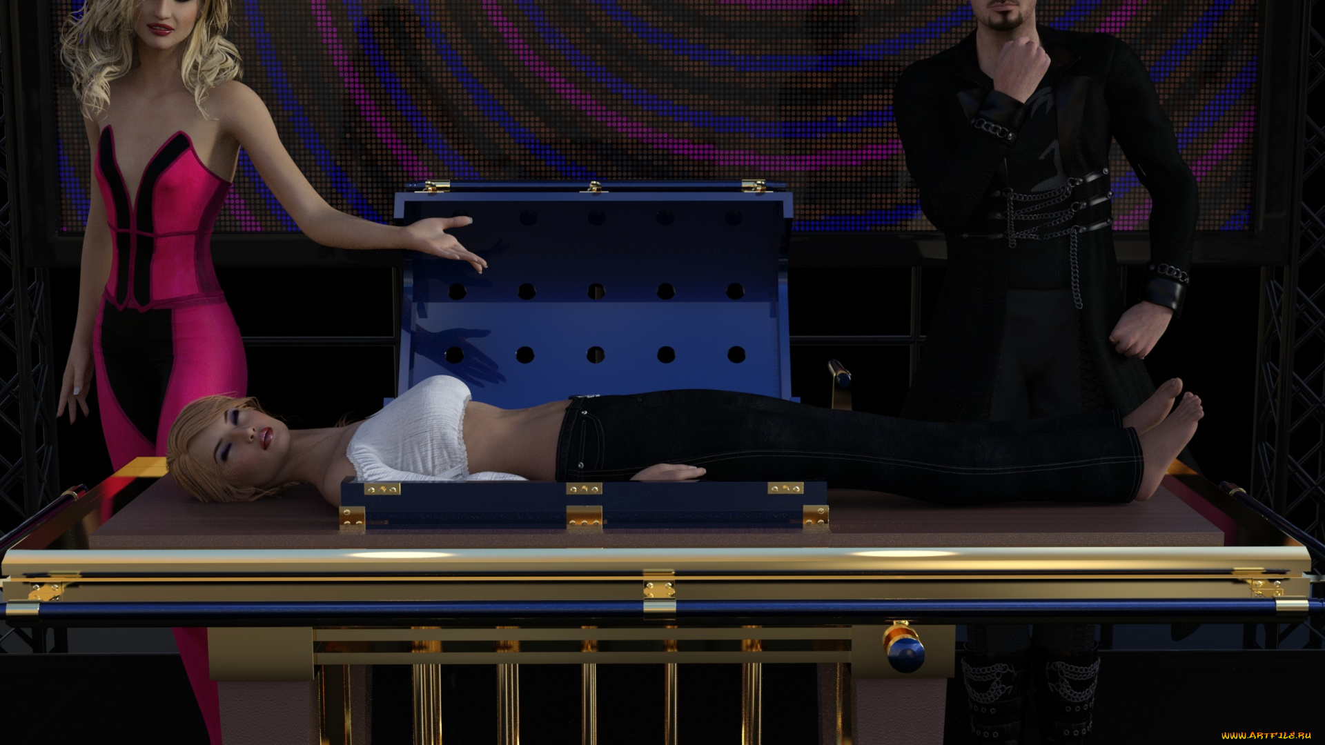 3д, графика, люди, , people, фон, грудь, девушка, взгляд