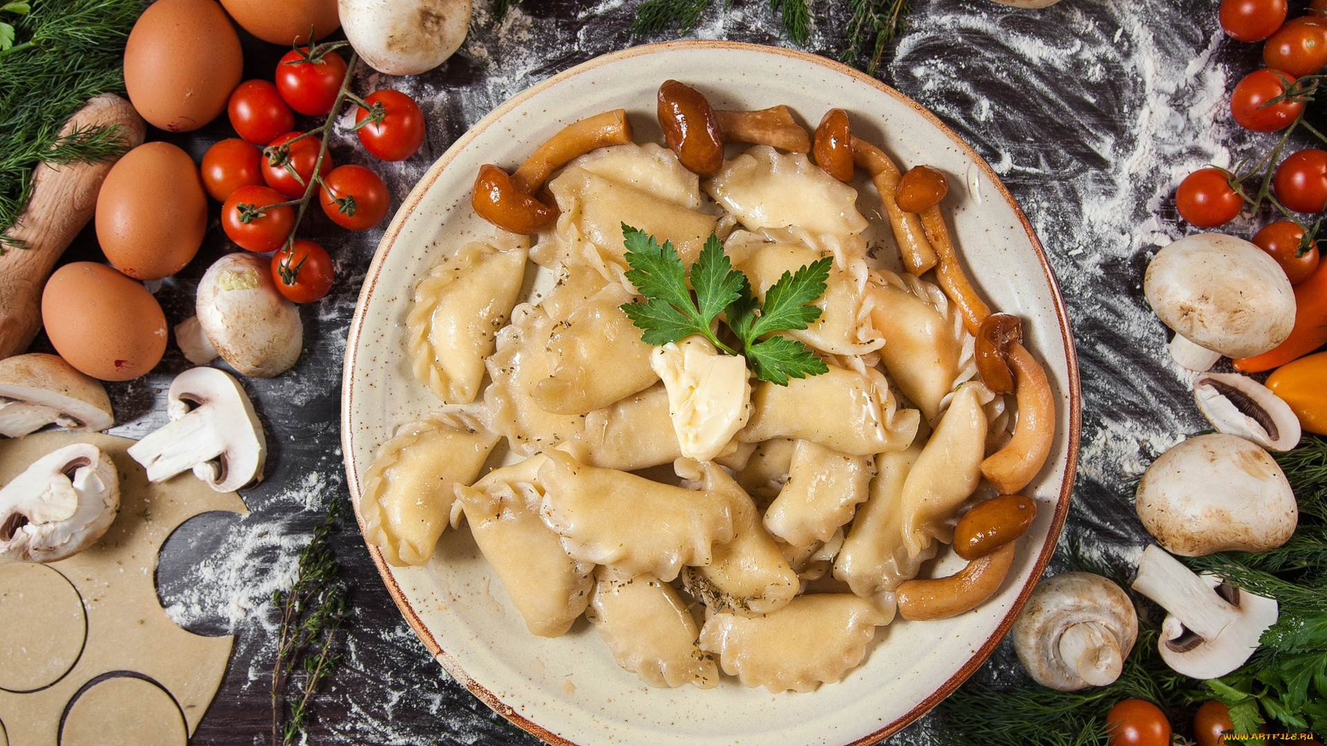 еда, пельмени, , манты, , вареники, яйца, грибы, вареники, овощи, томаты, помидоры