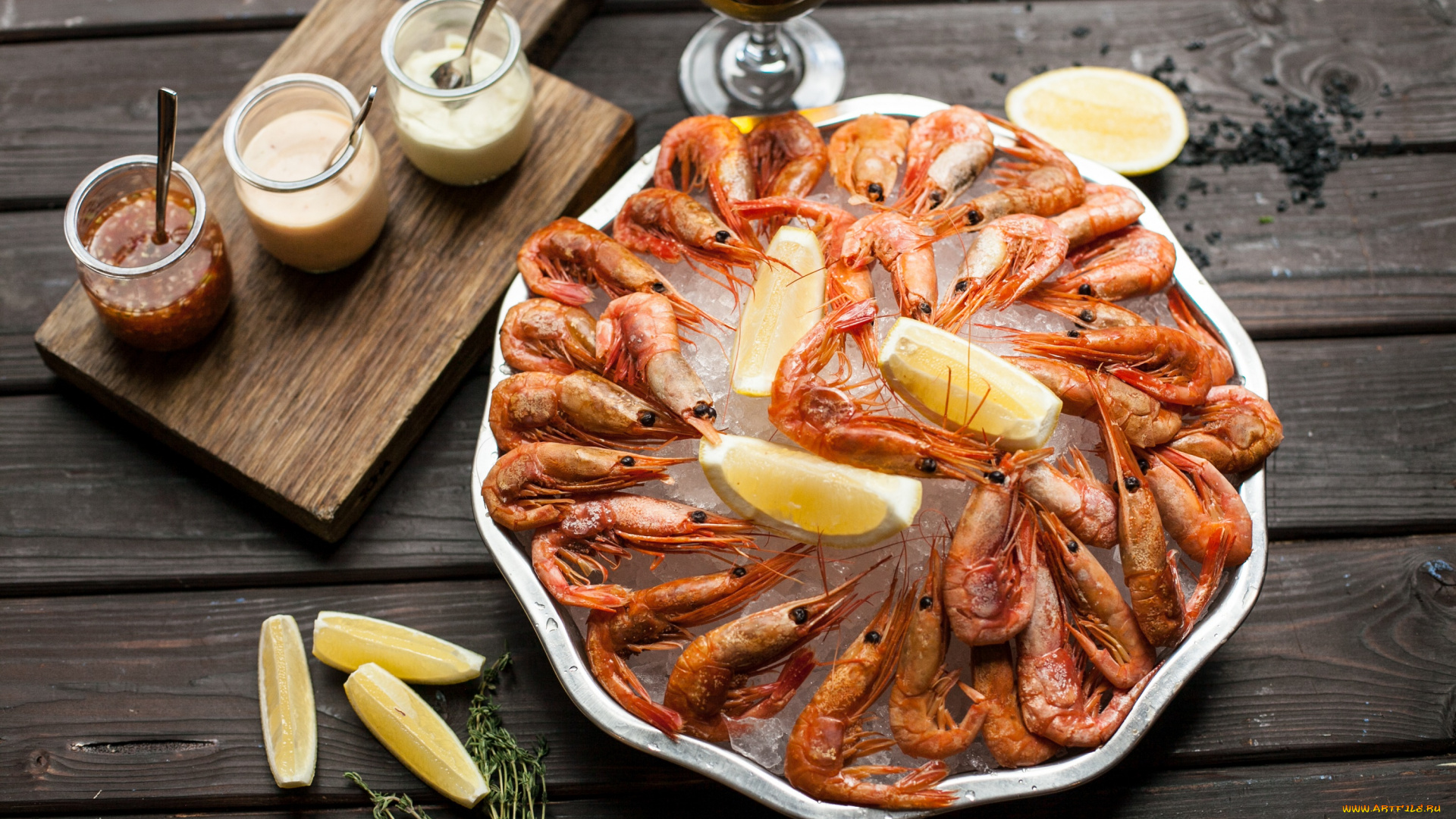 еда, рыба, , морепродукты, , суши, , роллы, соус, лимон, морепродукты, креветки