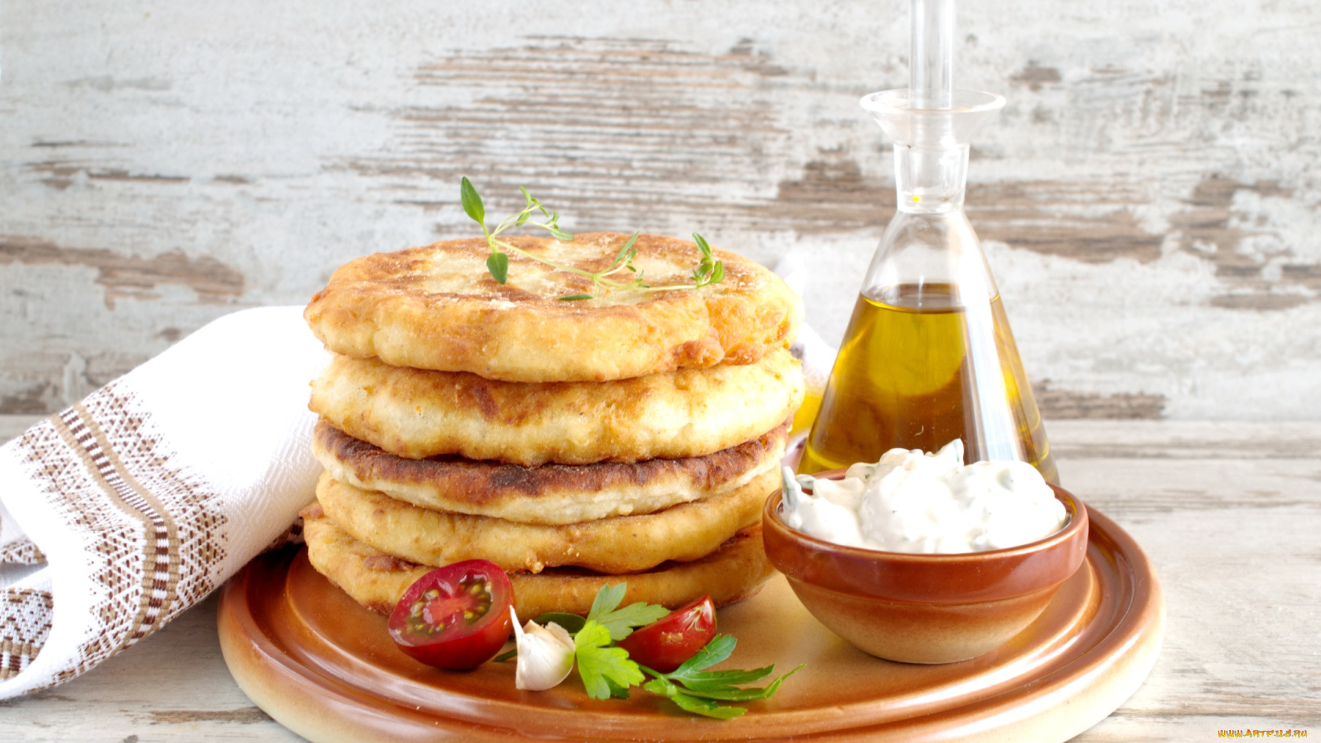 еда, сырные, изделия, творог, лепешки, оливковое, масло