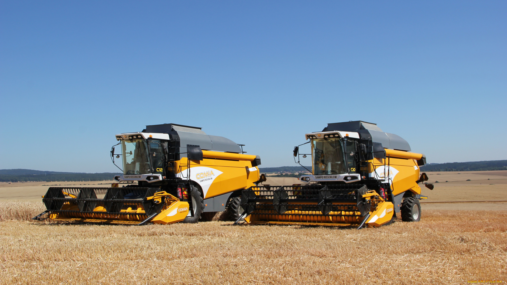 техника, комбайны, sampo