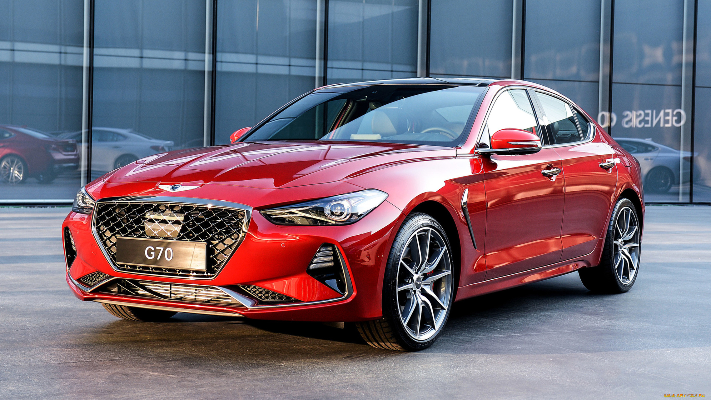 hyundai, genesis, g70, 2018, автомобили, выставки, и, уличные, фото, 2018, g70, genesis, hyundai
