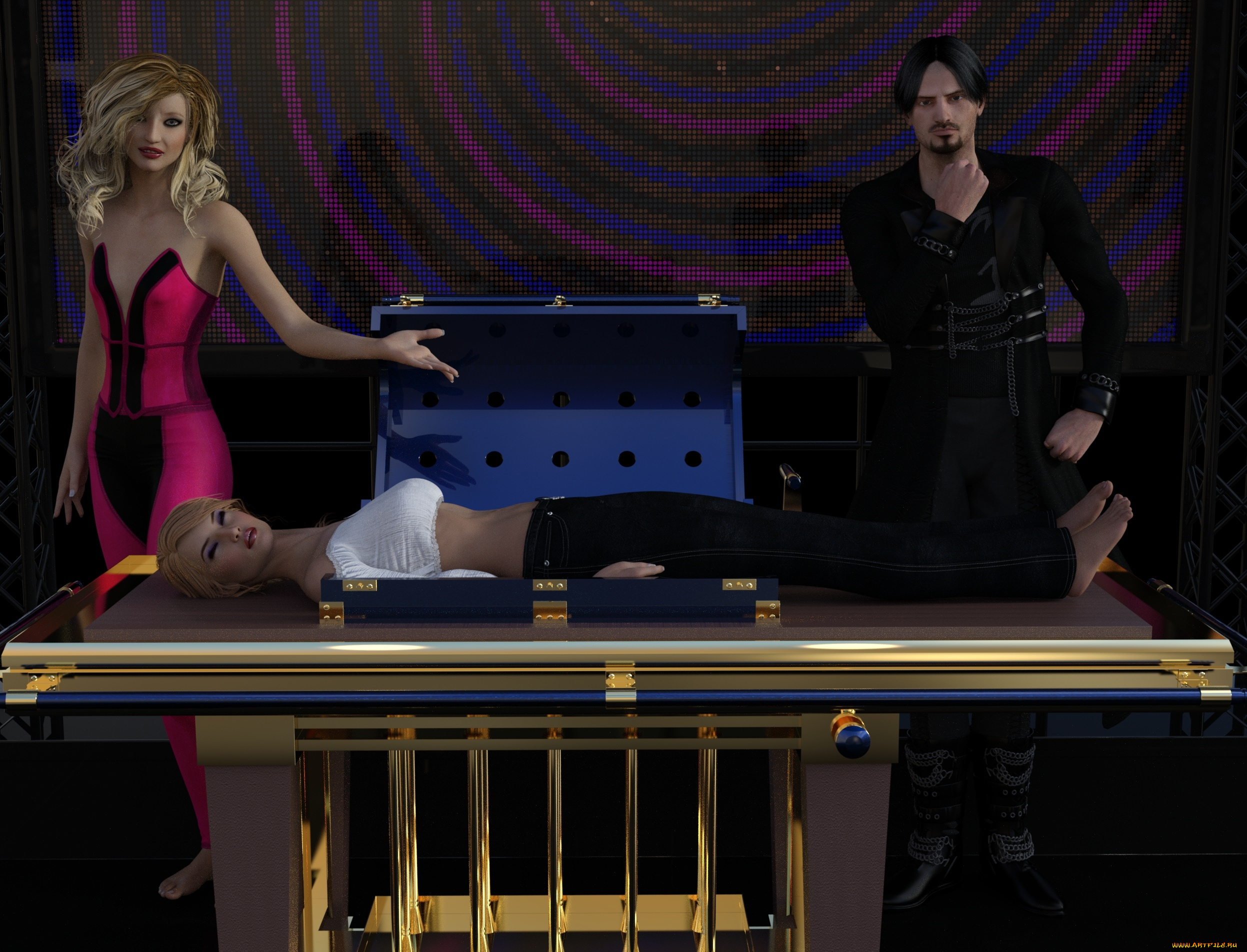 3д, графика, люди, , people, фон, грудь, девушка, взгляд