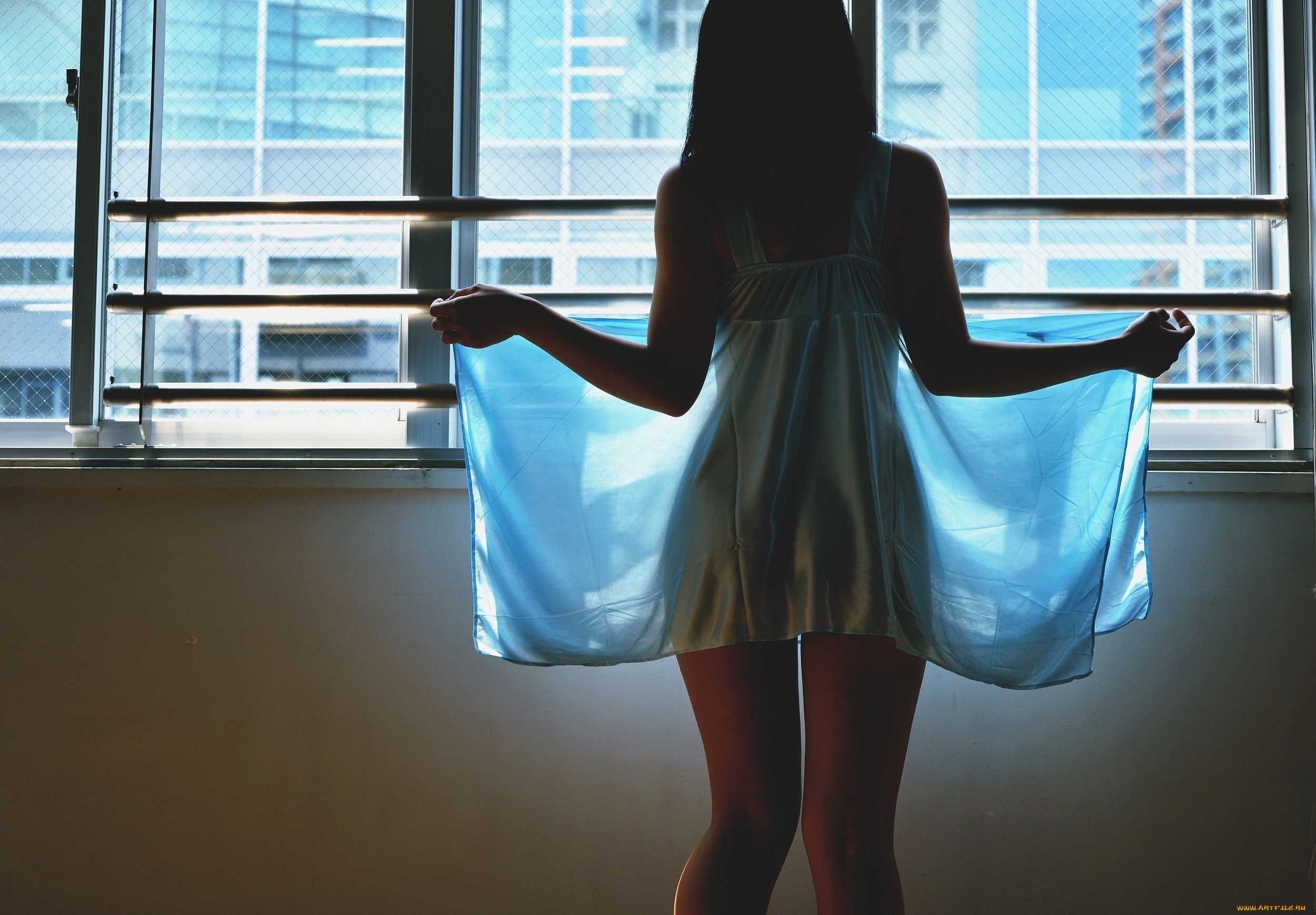 девушки, -unsort, , брюнетки, темноволосые, окно, девушка, ножки