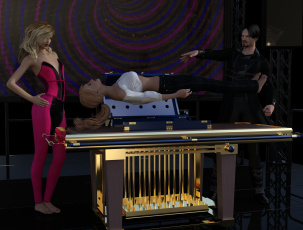 Картинка 3д+графика люди+ people фон взгляд девушки