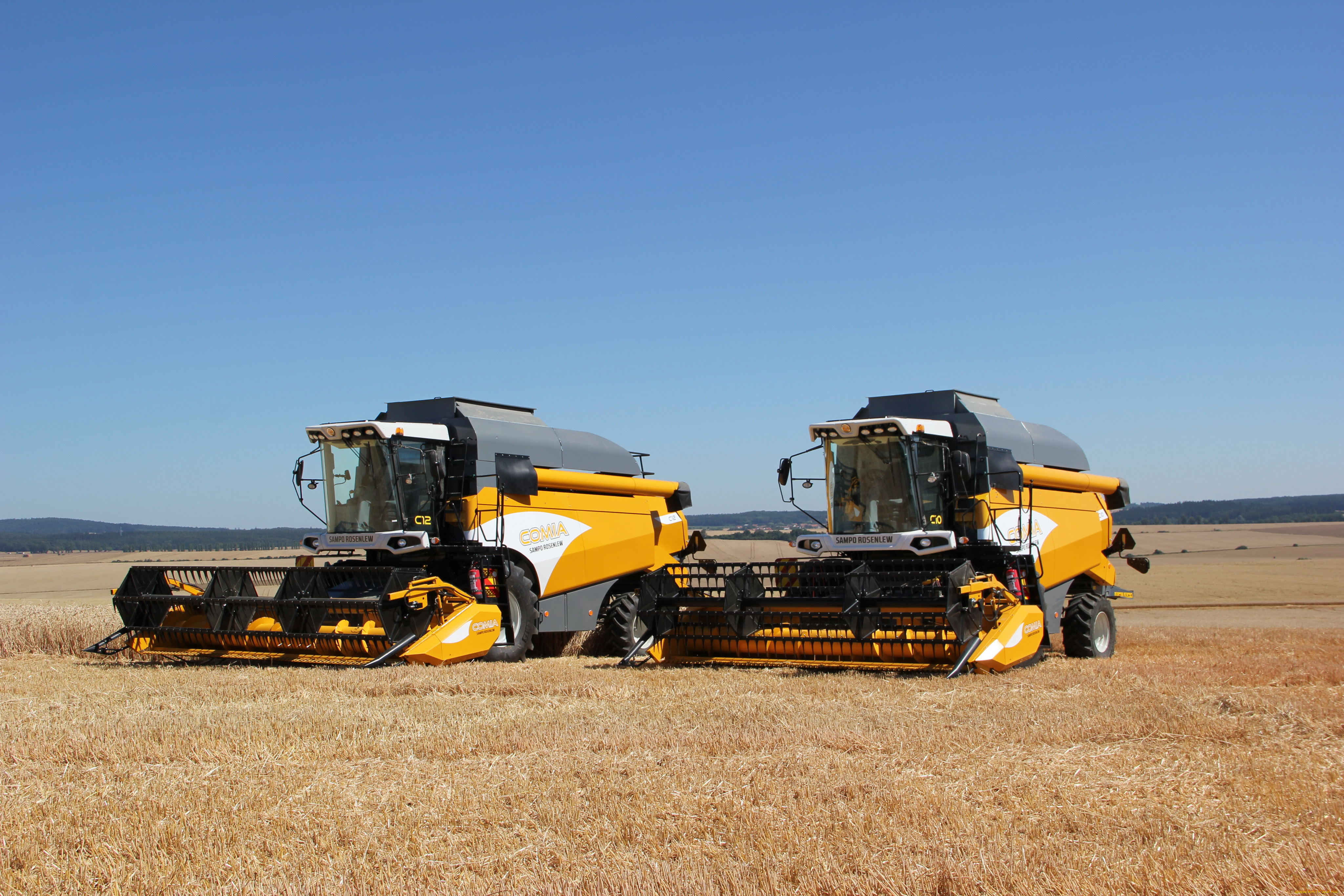 техника, комбайны, sampo
