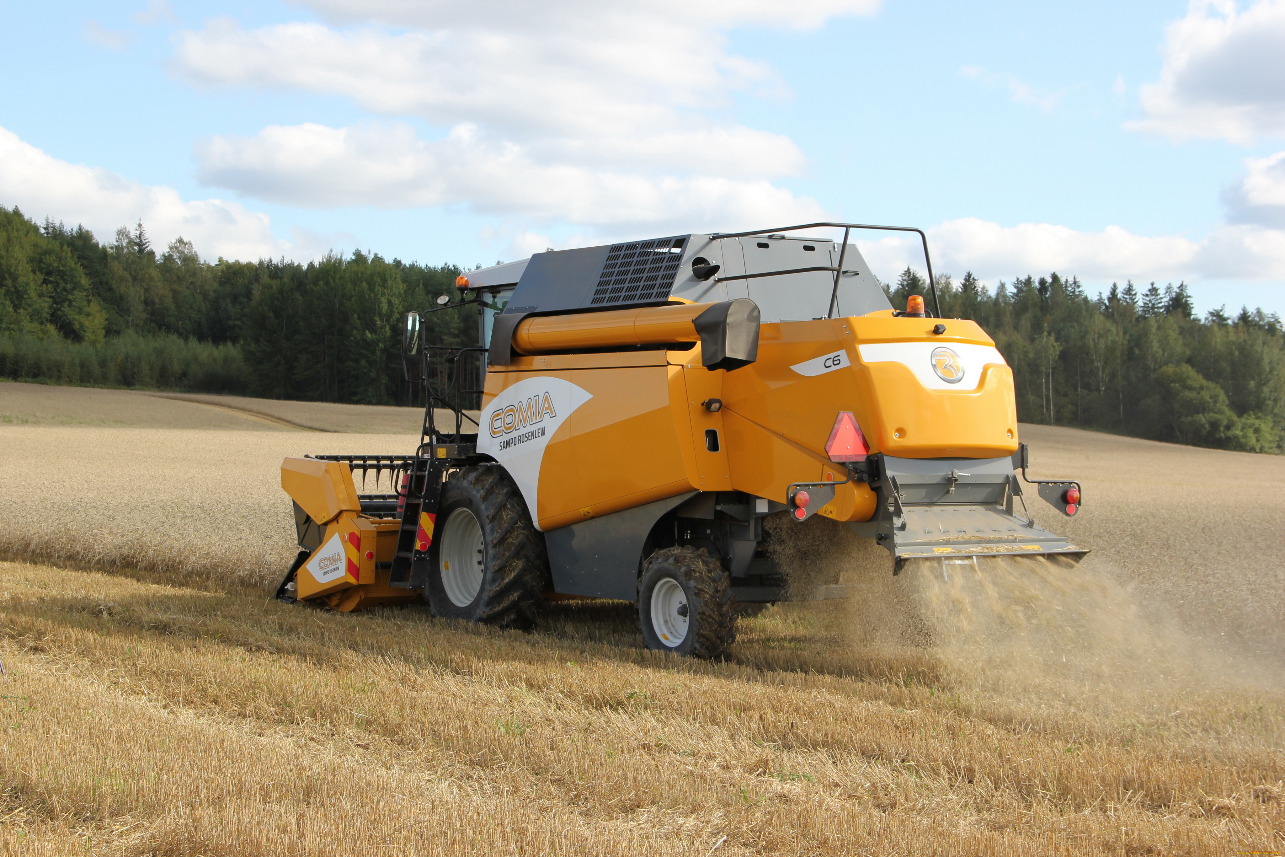 техника, комбайны, sampo