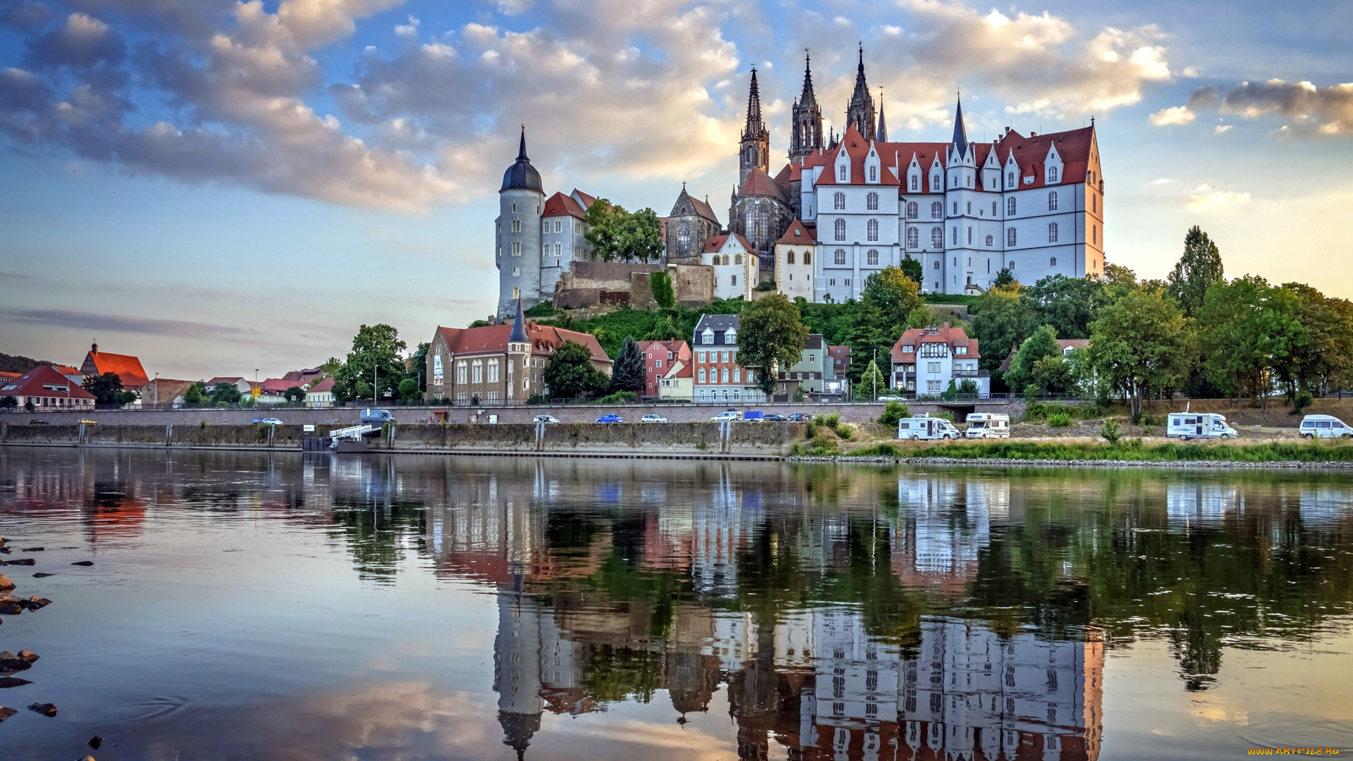 albrechtsburg, castle, города, замки, германии, albrechtsburg, castle