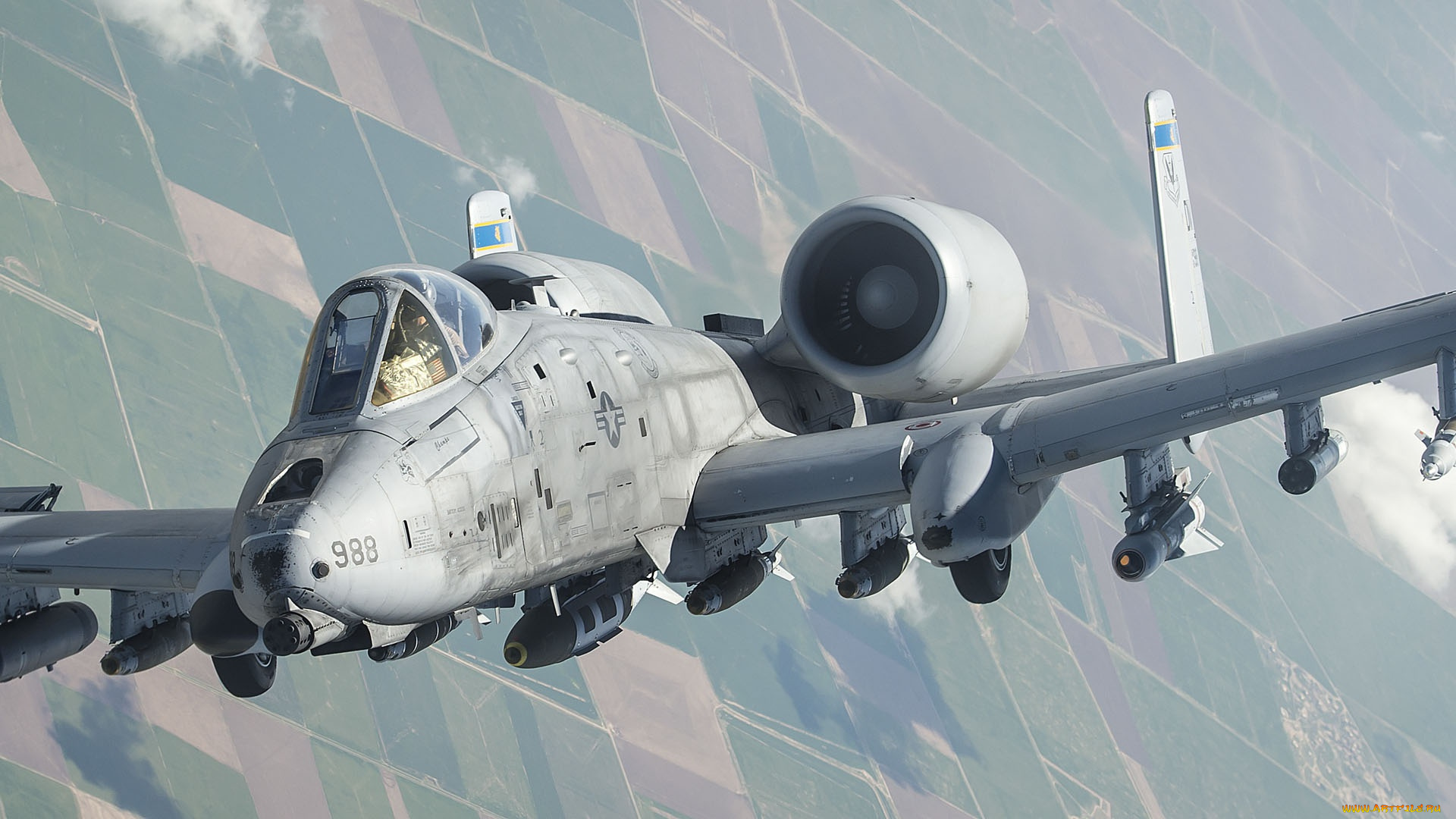 авиация, боевые, самолёты, a-10, ввс, сша, двух, двигательный, штурмовик, fairchild, republic, американский, одноместный, thunderbolt, ii